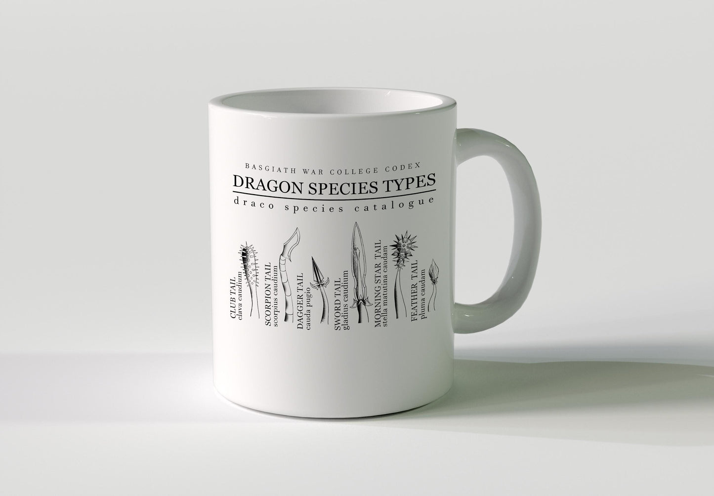 Basgiath Coffee Mug, Fourth Wing Merch, Bookish Gift, Coffee Mug for BookLover, Tea, Microwave Safe Mug, Large Ceramic MGVLR17