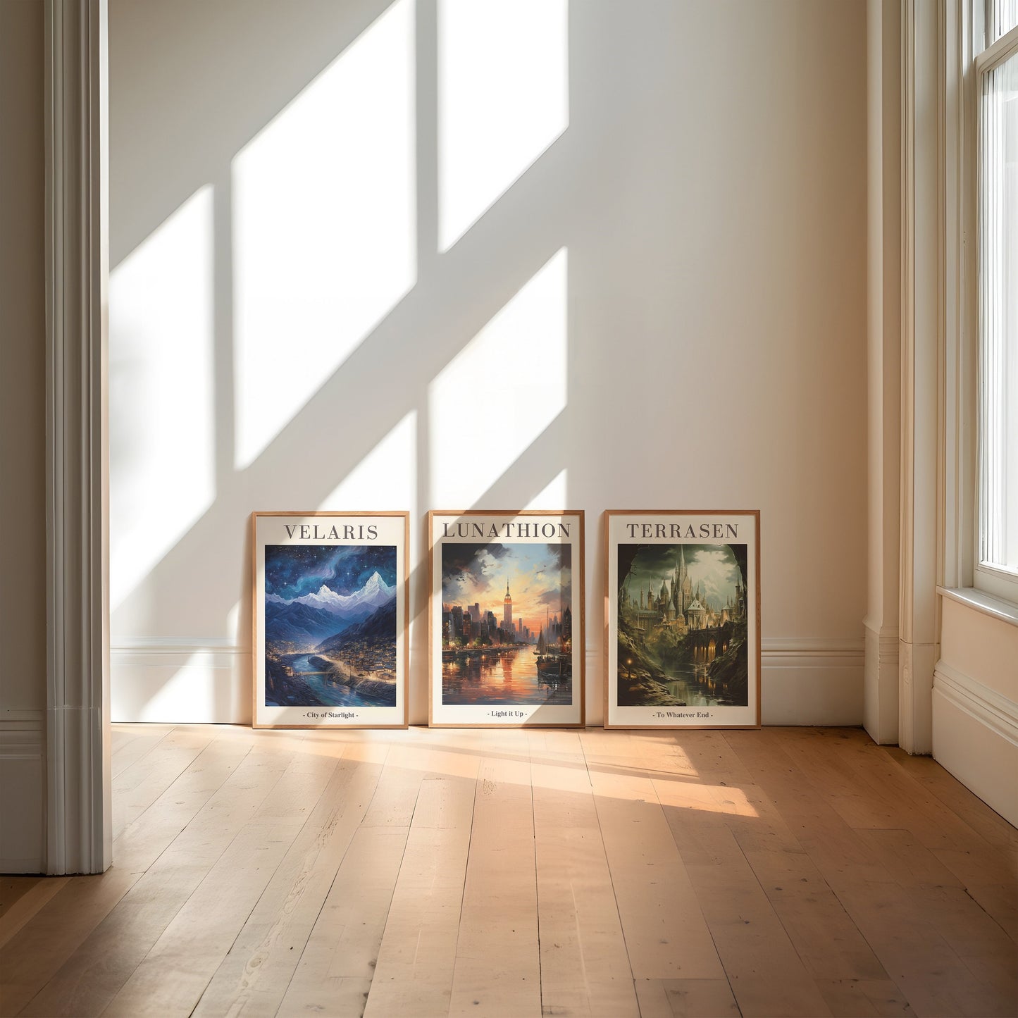 ACOTAR Velaris City of Starlight Poster, Crescent City, A Court of Thorns and Roses Poster VLRP22