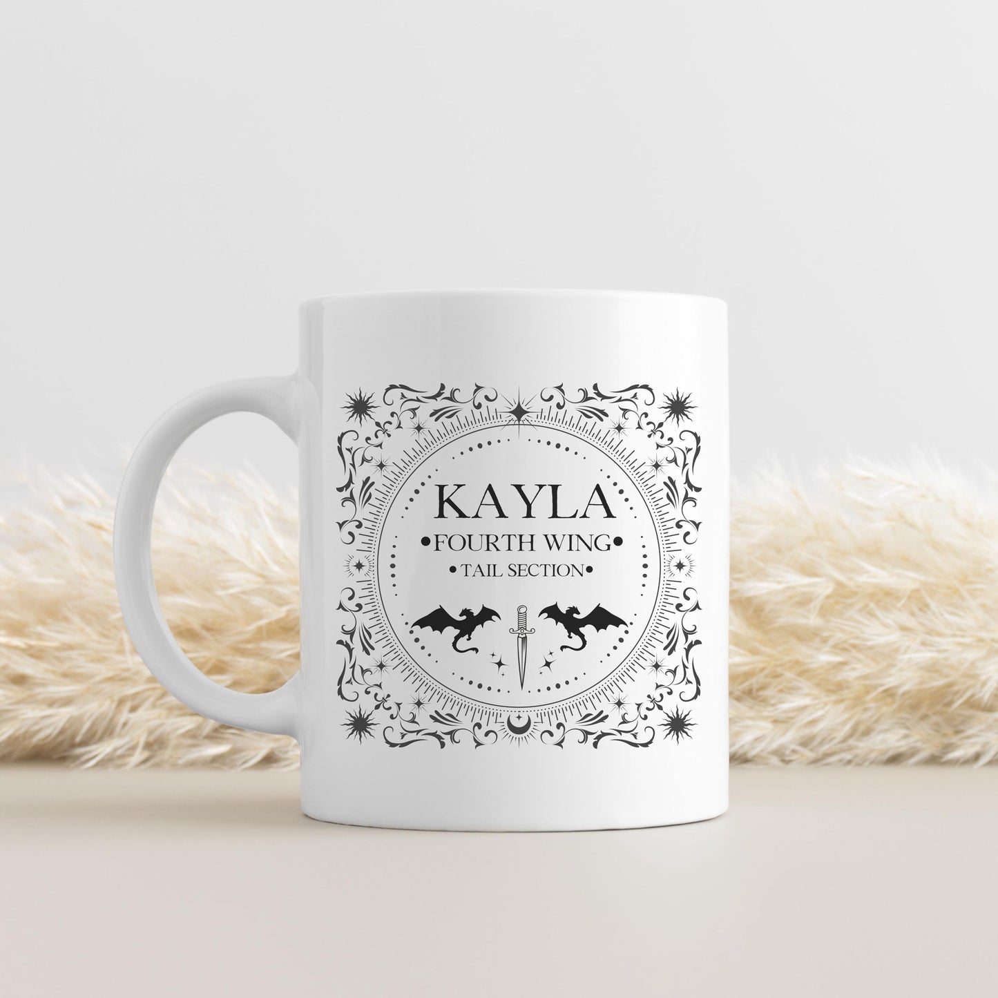 Fourth Wing Custom gift Mug Personalized Book Lover Gift for Book Club Custom Book Lover Gift ACOTAR Xaden Rhysand MGVLR22