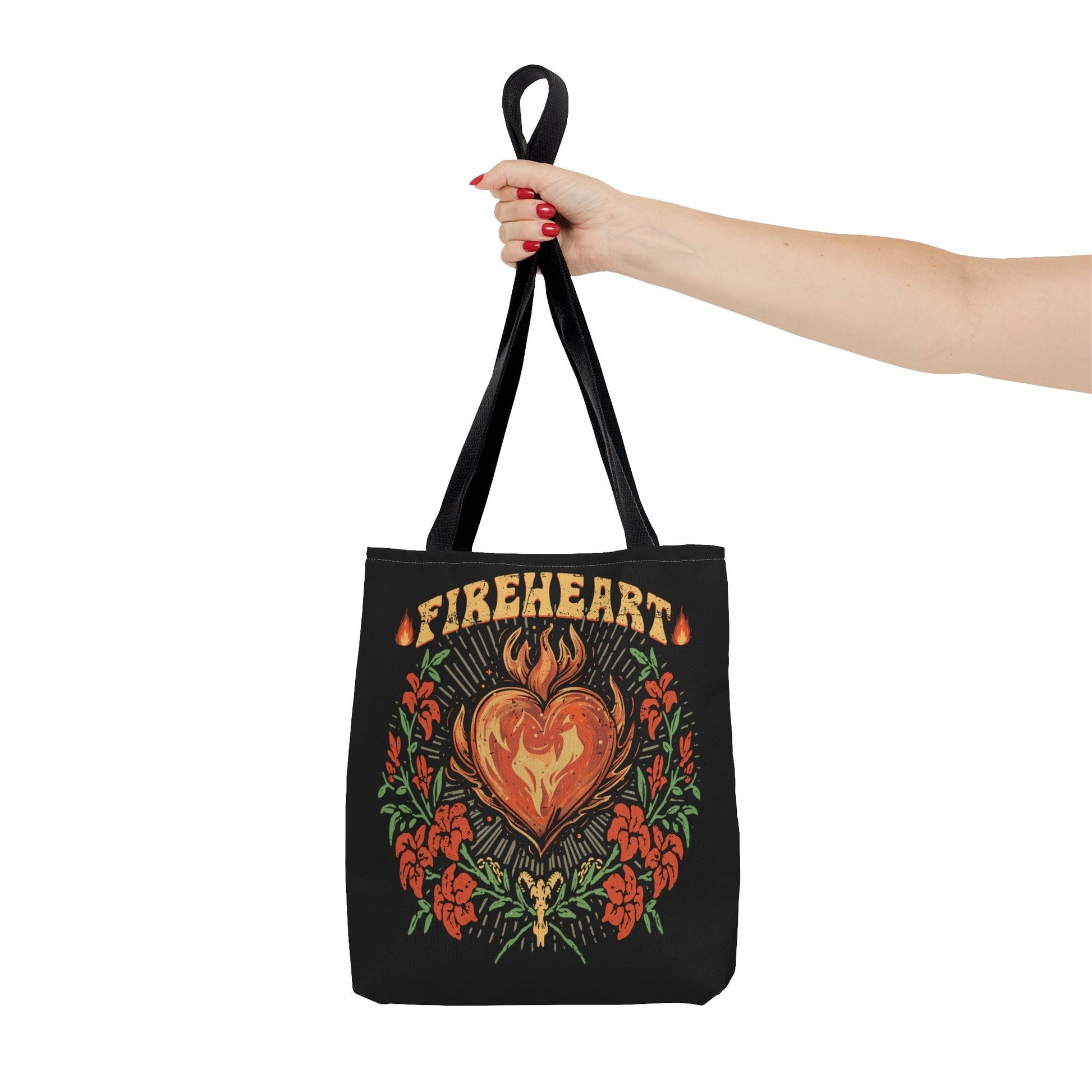 Fireheart - TOG Series - Throne of Glass - Booktok Gifts - Aelin Galathynius - Tote Bag - Shoulder Bag - Handbag - Purse - Canvas Bag TBVLR22