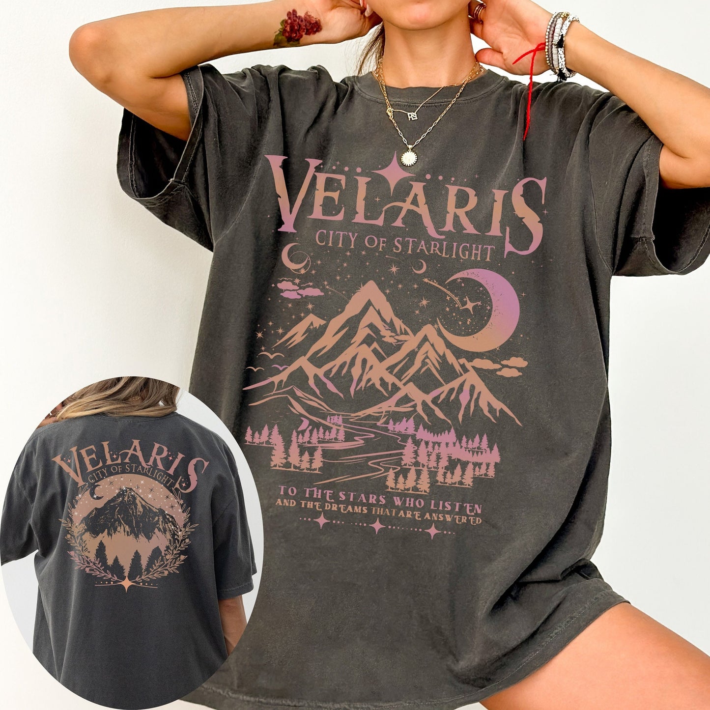 Velaris Shirt, ACOTAR Comfort Colors, City Of Starlight, Night Court T-Shirt, Rhysand Quotes, Sarah J Maas Apparel, Book Lover Gift CFVLR69