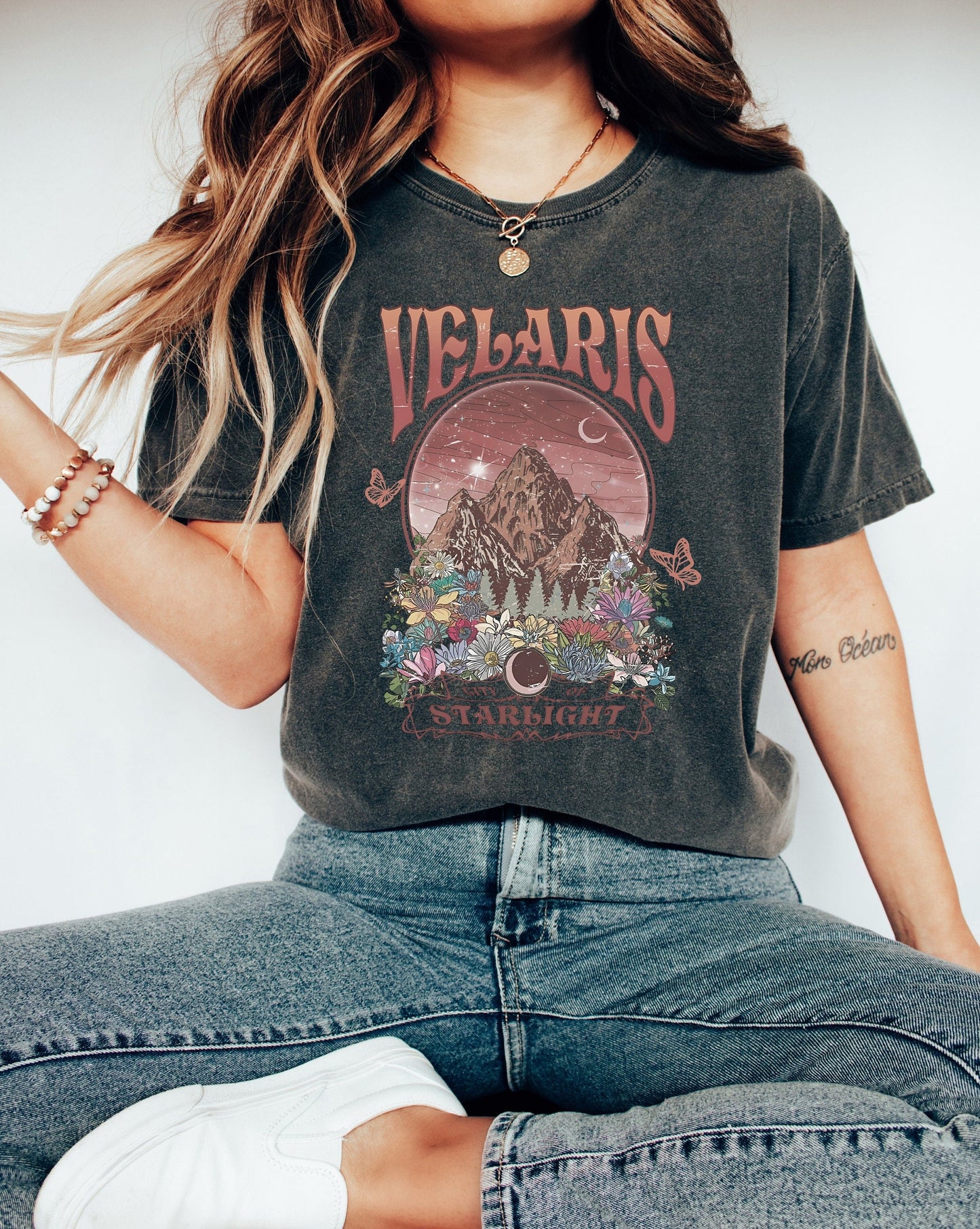 Velaris City of Starlight Shirt, Velaris Sweatshirt, ACOTAR Crewneck, The Night Court Tee, SJM Outfit, Gift for Her, House of Wind Book CFVLR70