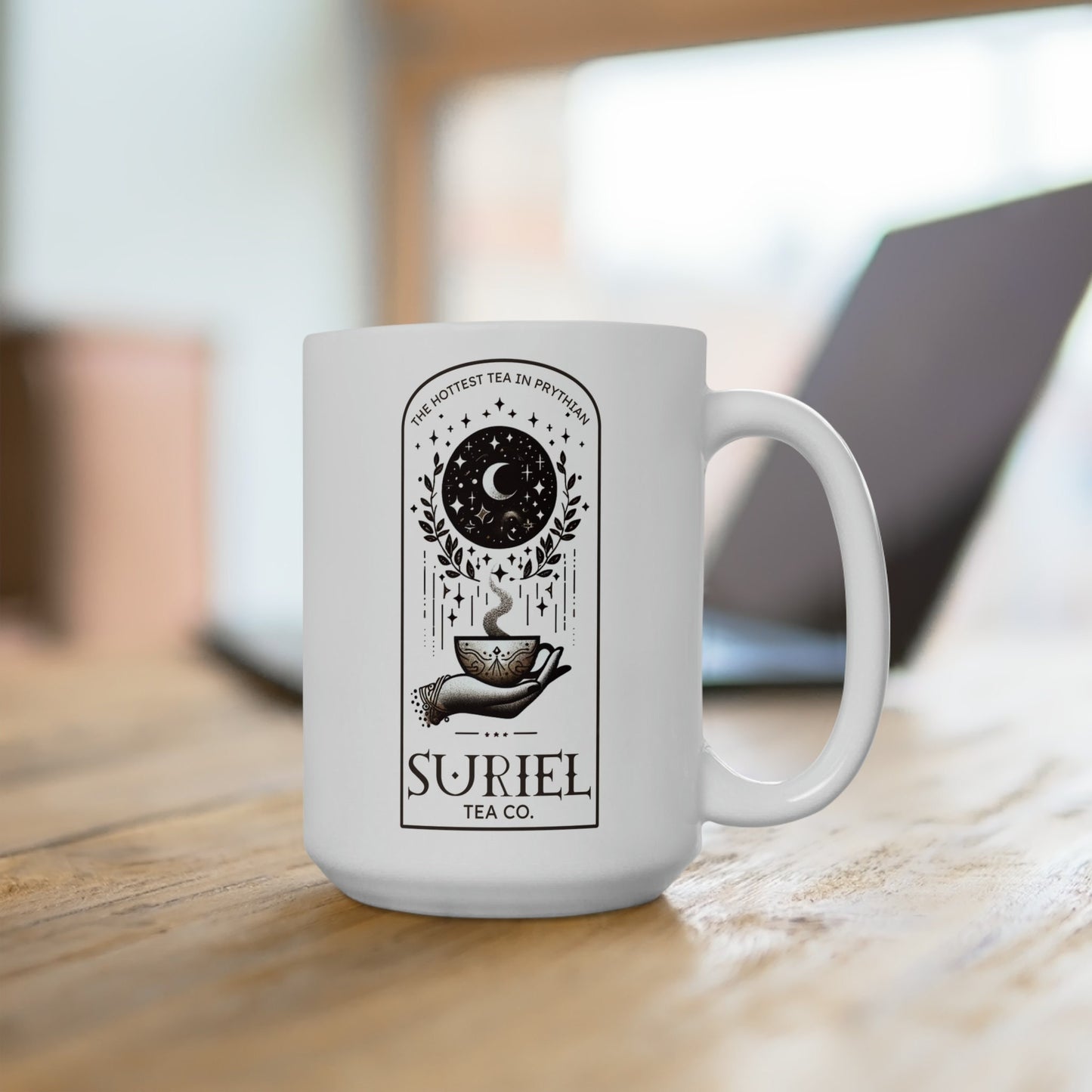 Suriel Tea Co Mug, ACOTAR Bookish Gift Booktok Smut Mug, Reading Gifts for Fantasy Cup Book Lover Gift for Women Reader gift, Suriel Velaris MGVLR34