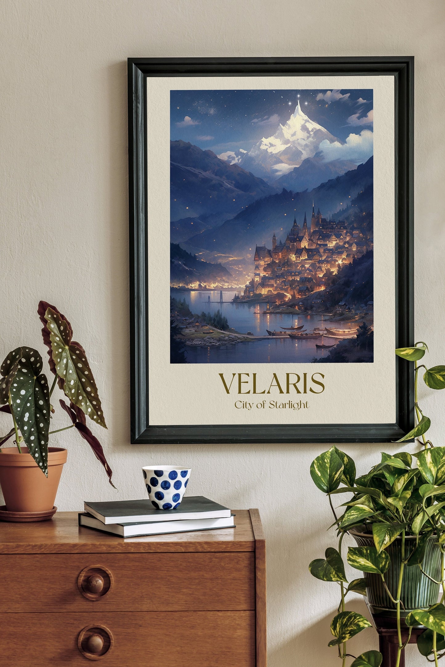 Velaris Poster, City of Starlight Poster, ACOTAR Wall Art, Night Court Poster, Sarah J Maas Book Decor, Fantasy Book Poster, Velaris Art Print VLRP26
