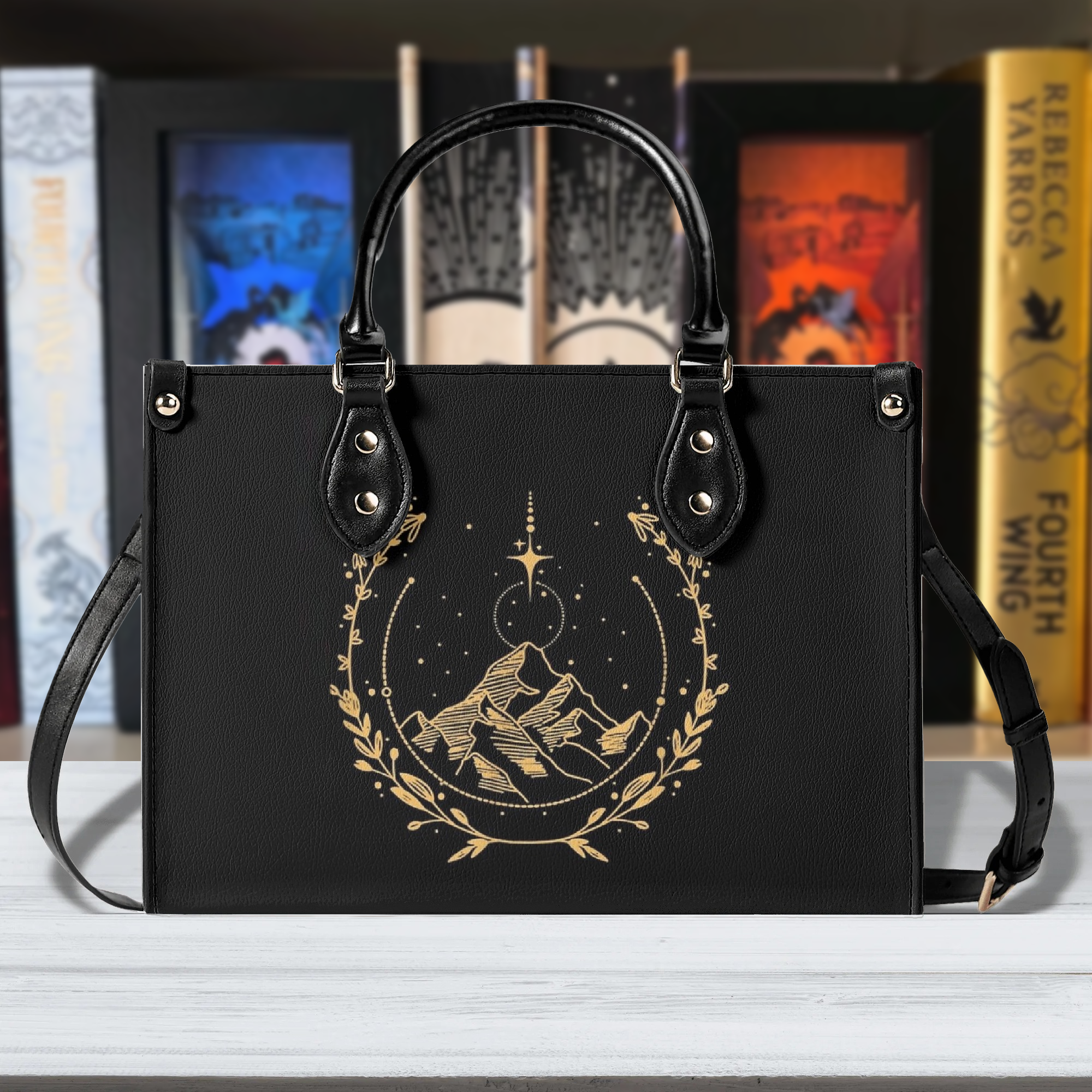 Velaris Leather Bag,  ACOTAR inspired Bag, Personalized Leather Bag, Fantasy Leather Handbag, Perfect Gift for Women. HBVLR08