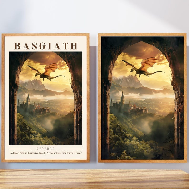 Fourth Wing Printable Basgiath War College - Rebecca Yarros Book Art, The Empyrean Poster, Rebecca Yarros Poster, Gift For Fan VLRP08