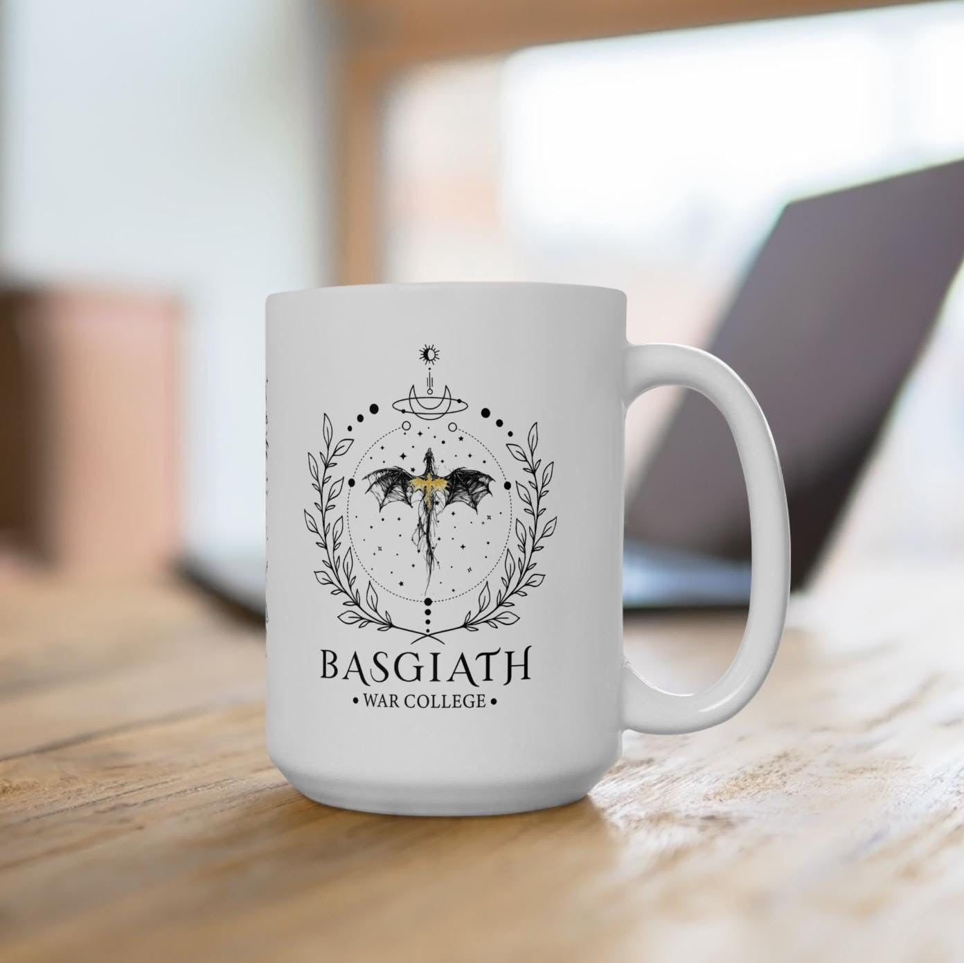 Basgiath War College mug, Fourth Wing Mug, RY Bookish Mug, Bookclub Mug, Fantasy Reader mug, Basgiath Mug, Fly or Die, Dragons MGVLR09