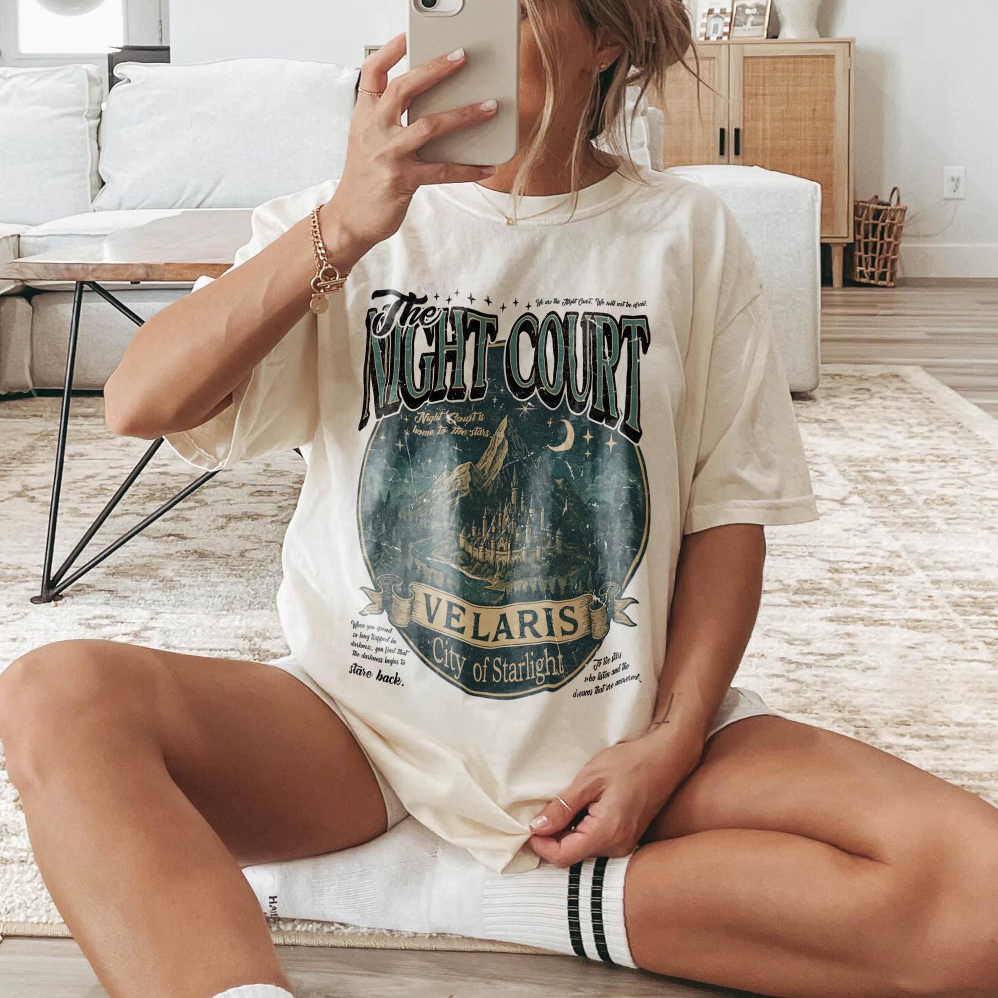 Velaris Night Court Acotar, Vintage Velaris The Night Court Shirt, Nightcourt Court Of Dreams, Inner Circle Acotar Comfort Colors Tee