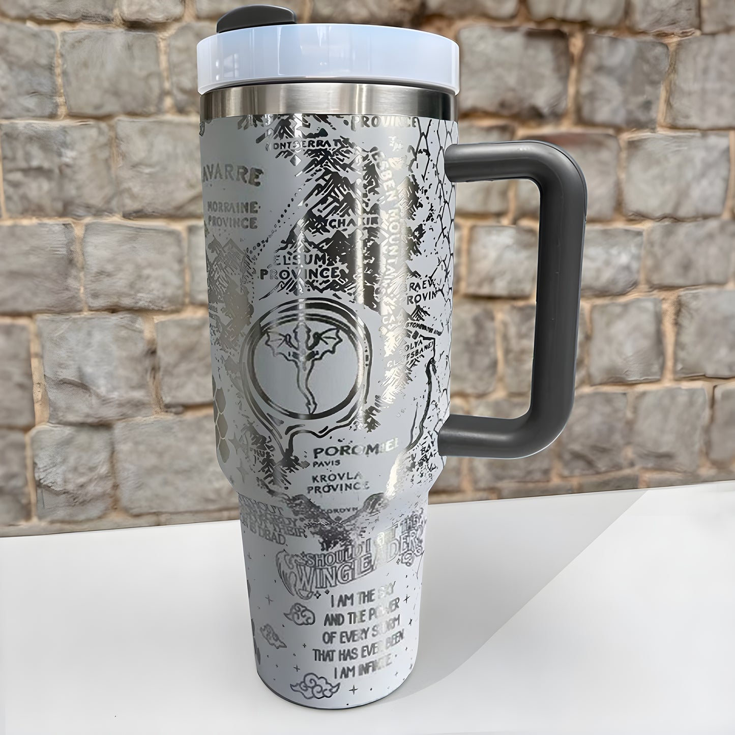 Fourth Wing Tumbler 30oz/40oz, The Empyrean Tumbler, Basgiath War College Tumbler. VLR52
