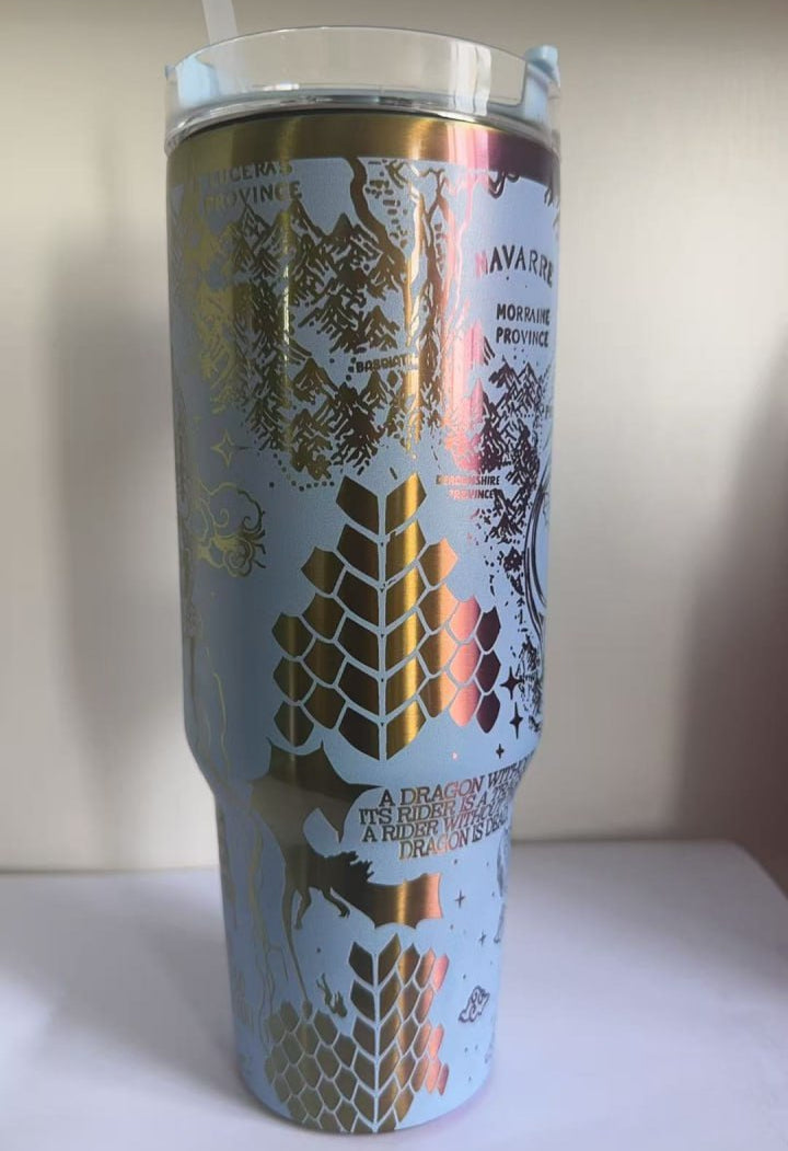 Fourth Wing Tumbler 30oz/40oz, The Empyrean Tumbler, Basgiath War College Tumbler. VLR52