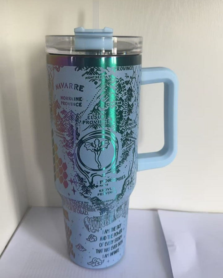Fourth Wing Tumbler 30oz/40oz, The Empyrean Tumbler, Basgiath War College Tumbler. VLR52