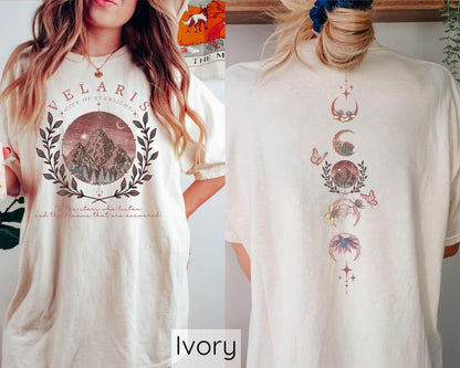 Velaris City Of Starlight Shirt, SJM Velaris T-Shirt, The Night Court Shirt, SJM Merch Shirt, Acotar Shirt,Velaris ACOTAR Shirt,Bookish Tee CFVLR68