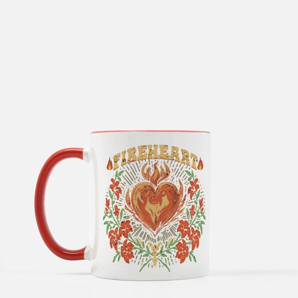 Fireheart Mug, Throne of Glass, Book Lover gift, Fireheart, Literary Inspired, Bookish merch, BookTok, Aelin Galathynius, Heir Fire  MGVLR02