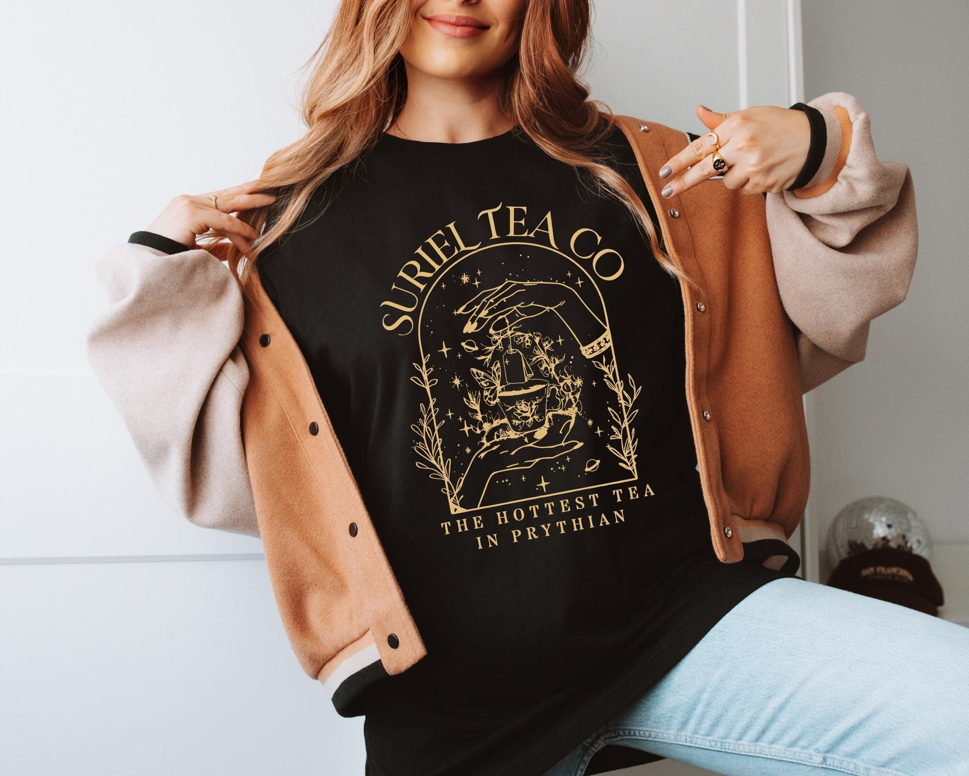 Comfort Colors Suriel Tea Co Shirt, A Court Of Thorns And Roses Shirt, Bookish Shirt, Suriel Tea Tshirt, Book Lover T-Shirt, Acotar Shirt CFVLR34