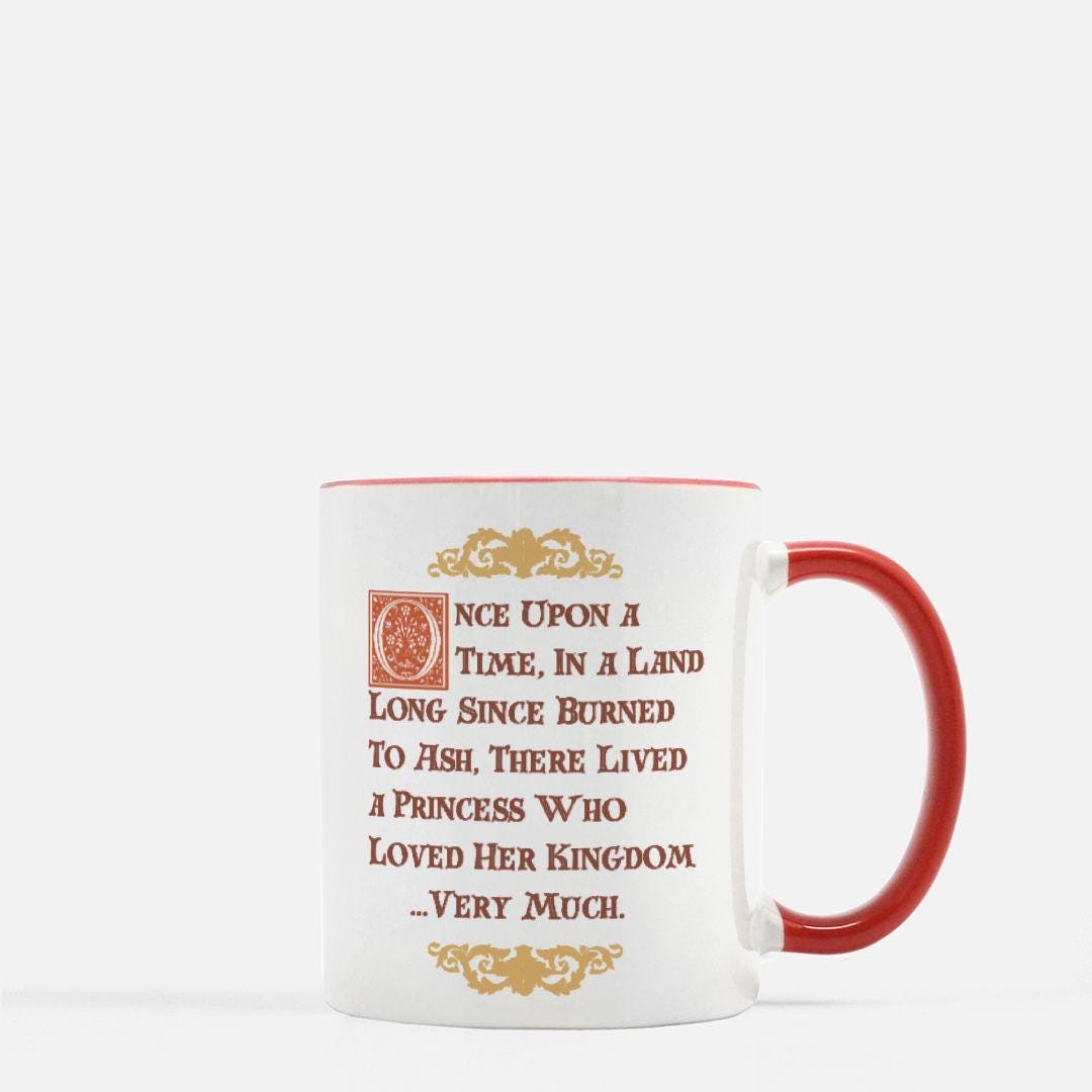 Fireheart Mug, Throne of Glass, Book Lover gift, Fireheart, Literary Inspired, Bookish merch, BookTok, Aelin Galathynius, Heir Fire  MGVLR02
