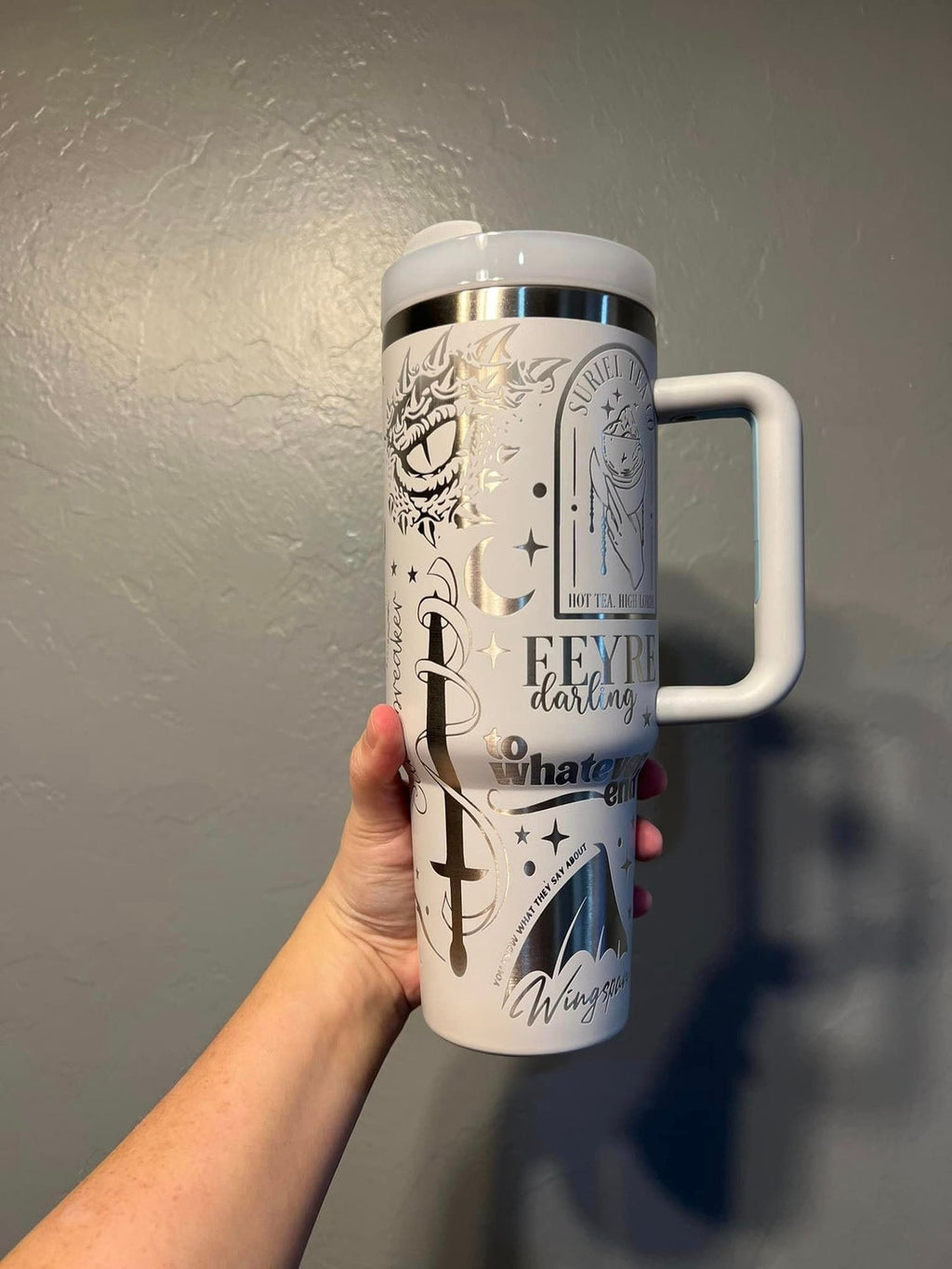 Velaris City of Starlight Tumbler 30oz/40oz, Acotar Velaris City Tumbler Gift. VLR05