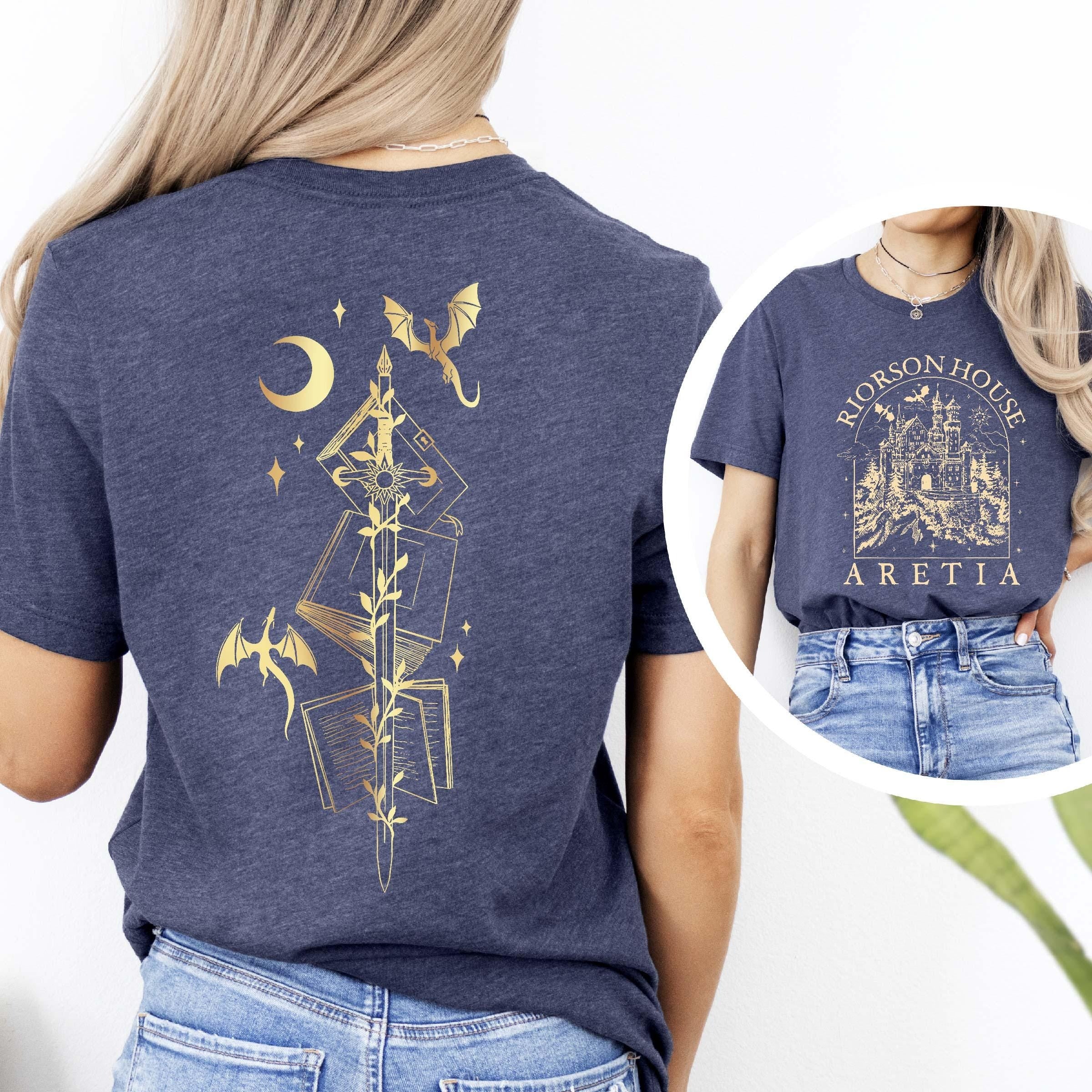 Comfort Colors Xaden Riorson House Comfort Colors Shirt, Iron Flame Shirt, Dragon Rider 2-Sided Shirt, Violet Sorrengail, Bookish Gifts CFVLR37