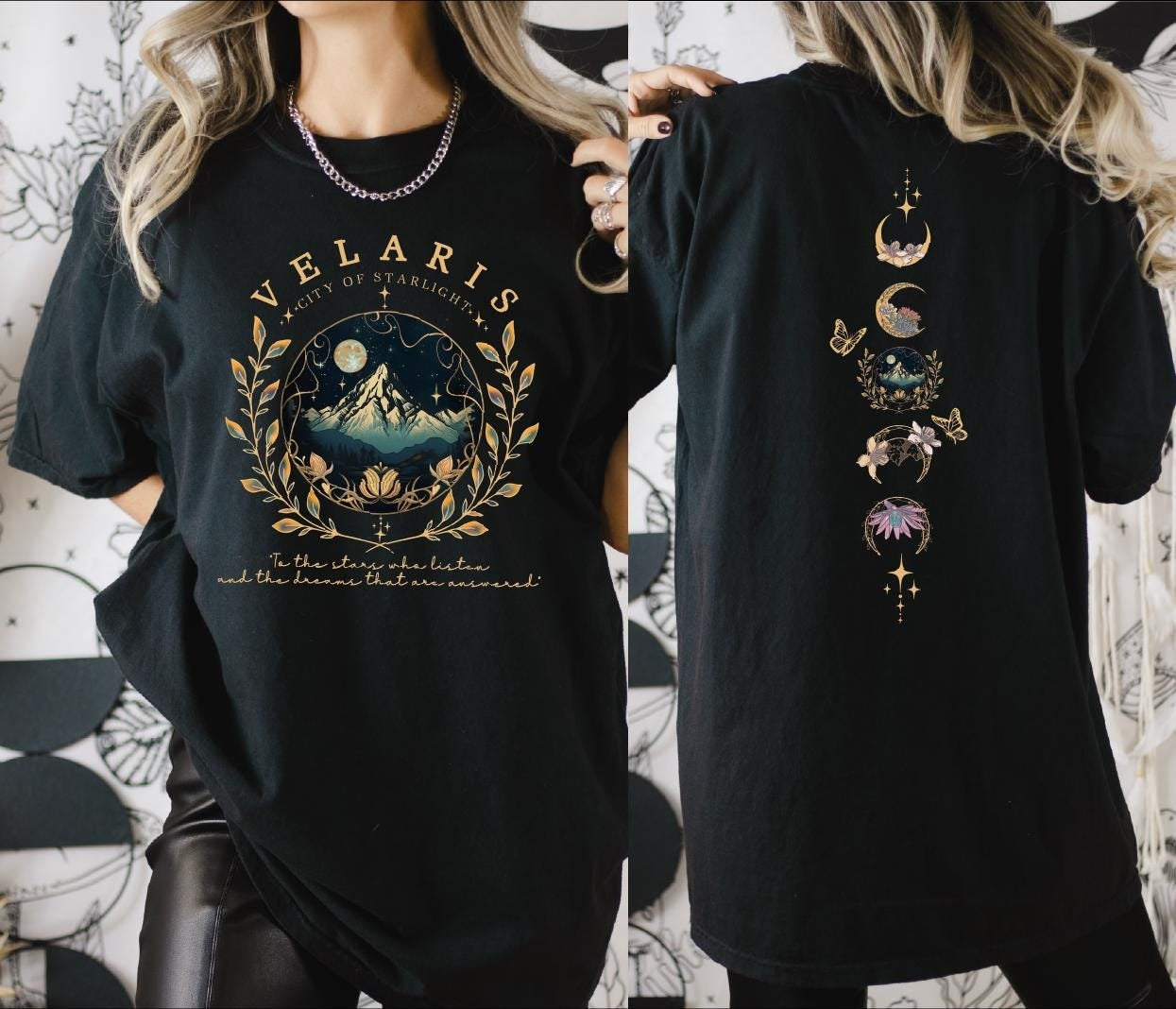 Velaris City of Starlight Acotar Comfort Colors Shirt, the Night Court Shirt, Bookworm Shirt, Court of Thorns and Roses, Acotar Shirt CFVLR53
