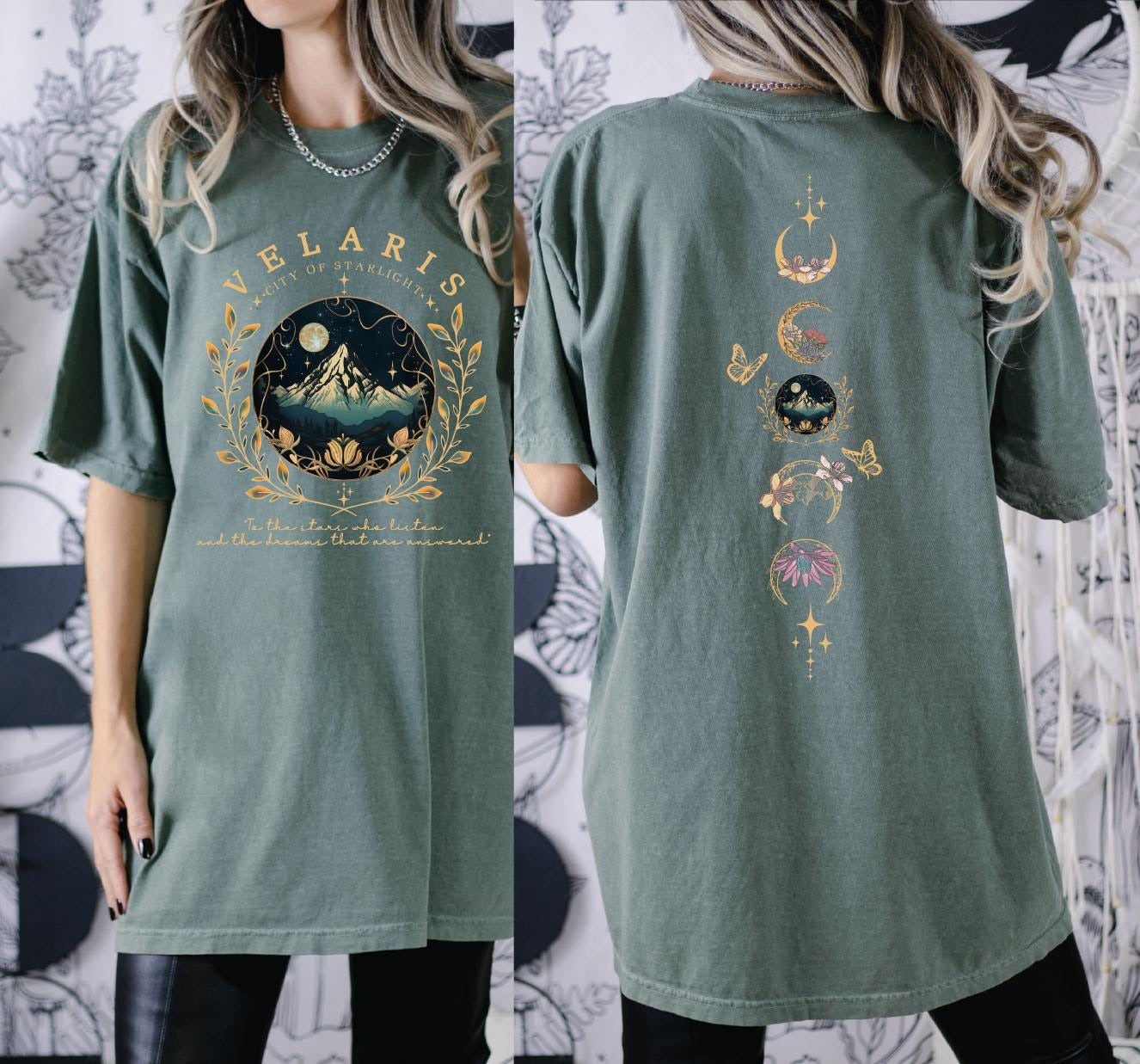 Velaris City of Starlight Acotar Comfort Colors Shirt, the Night Court Shirt, Bookworm Shirt, Court of Thorns and Roses, Acotar Shirt CFVLR53
