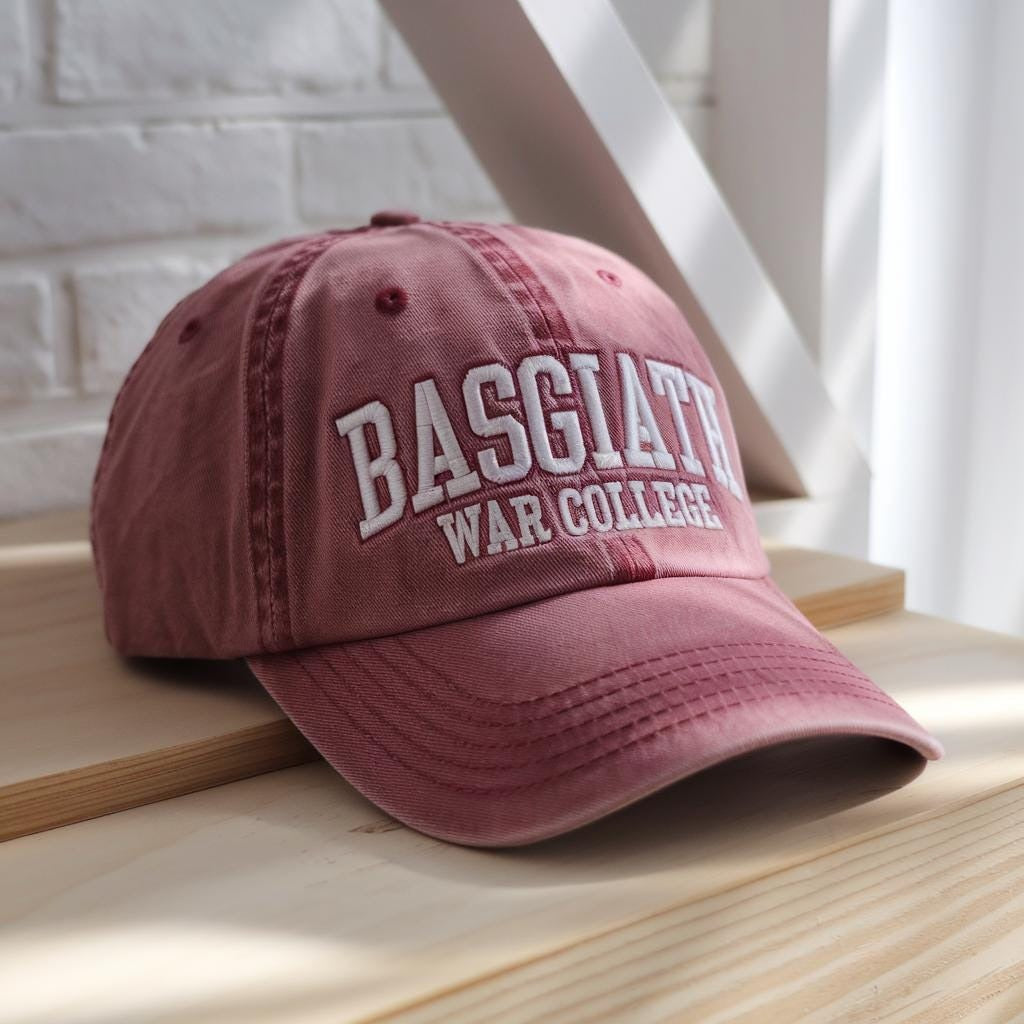 Embroidered Basgiath War College Washed Hat, Fourth Wing Embroidered Hat, Xaden Riorson, Dragon Rider Hat, Romantasy Reader Bookish Gift Cap VLRH14