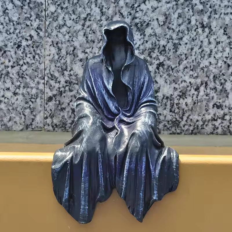 Suriel ACOTAR Bookcase Ornament Sitting Death Grim Reaper Ghost 3D Printed