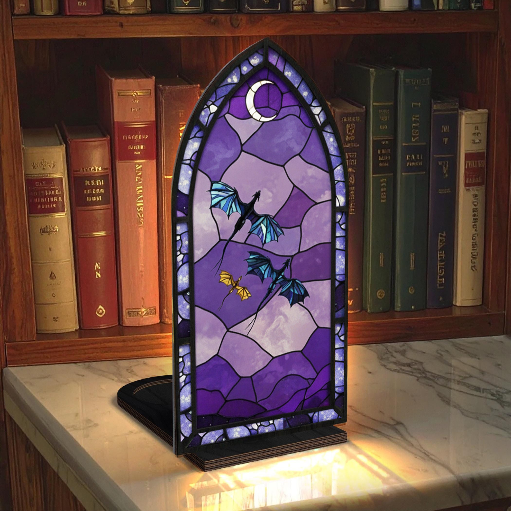 Fourth Wing Dragon Book Nook, Tairn, Andarma, Sgaeyl Fantasy Bookshelf Insert Decor Gift, Bookish Gift, Fantasy Collectible BNVLR09