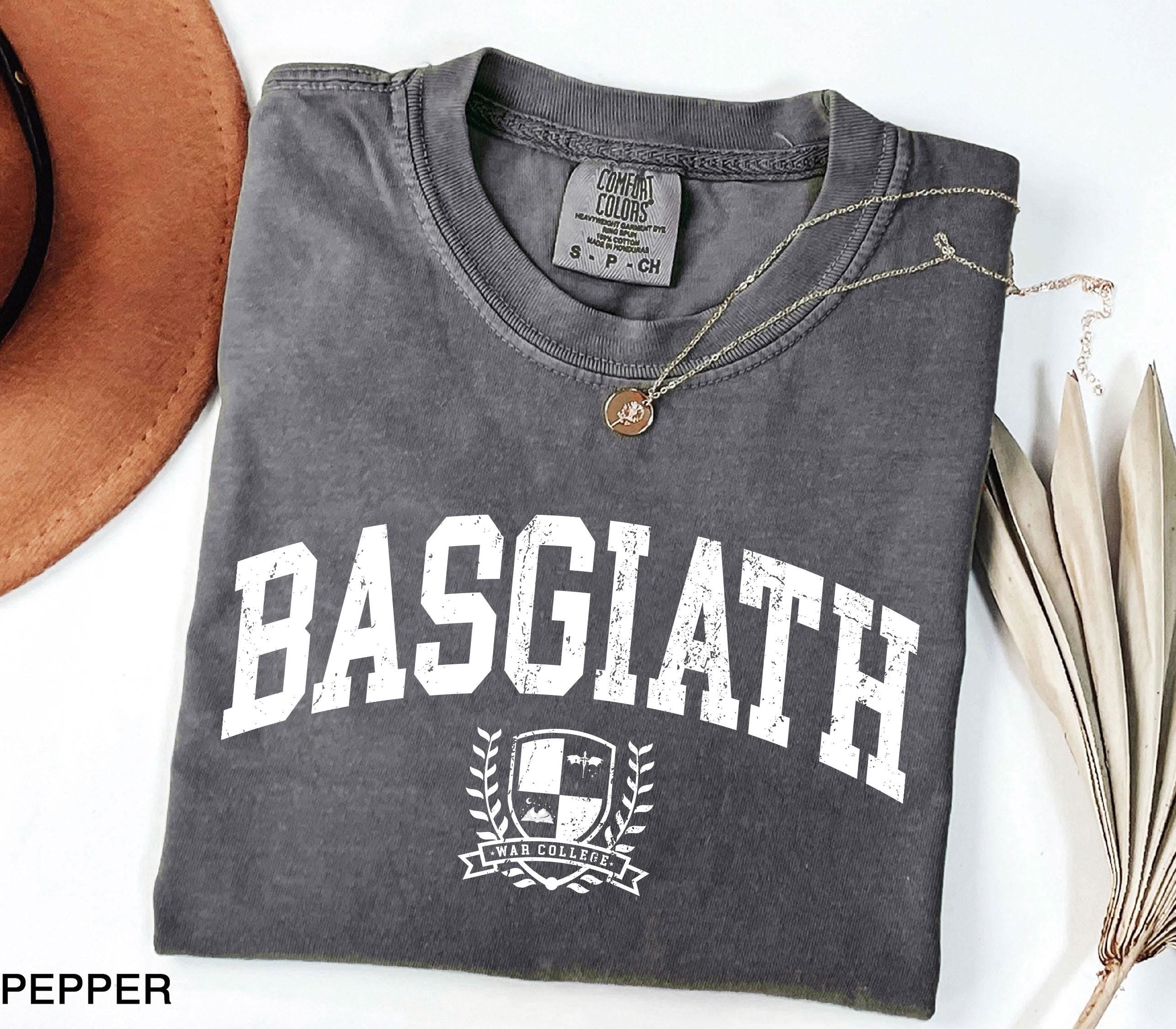 Comfor Colors Basgiath War College t-shirt, Fourth Wing Shirt, Violet Sorrengail, Bookish Shirt, Xaden Riorson, Gifts For Readers, Dragon Rider Shirt CFVLR24