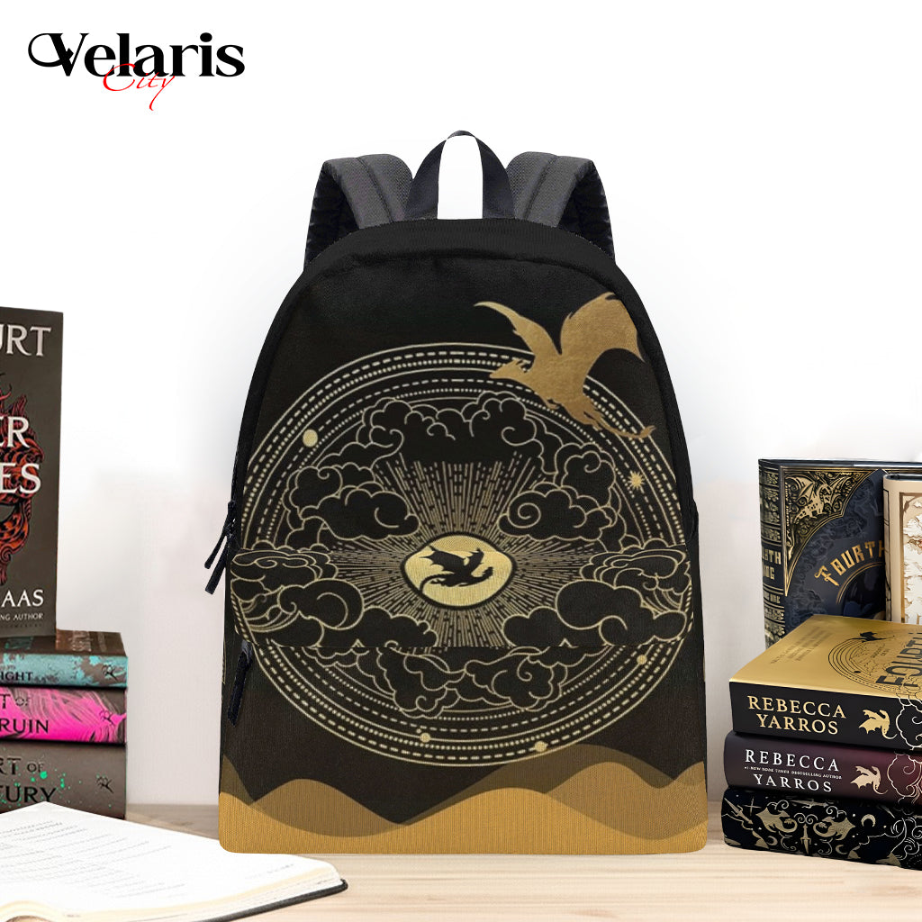Celestial Bond – Fourth Wing Inspired Backpack, Fantasy Night Sky Design, Book Lover Gift BPVLR61