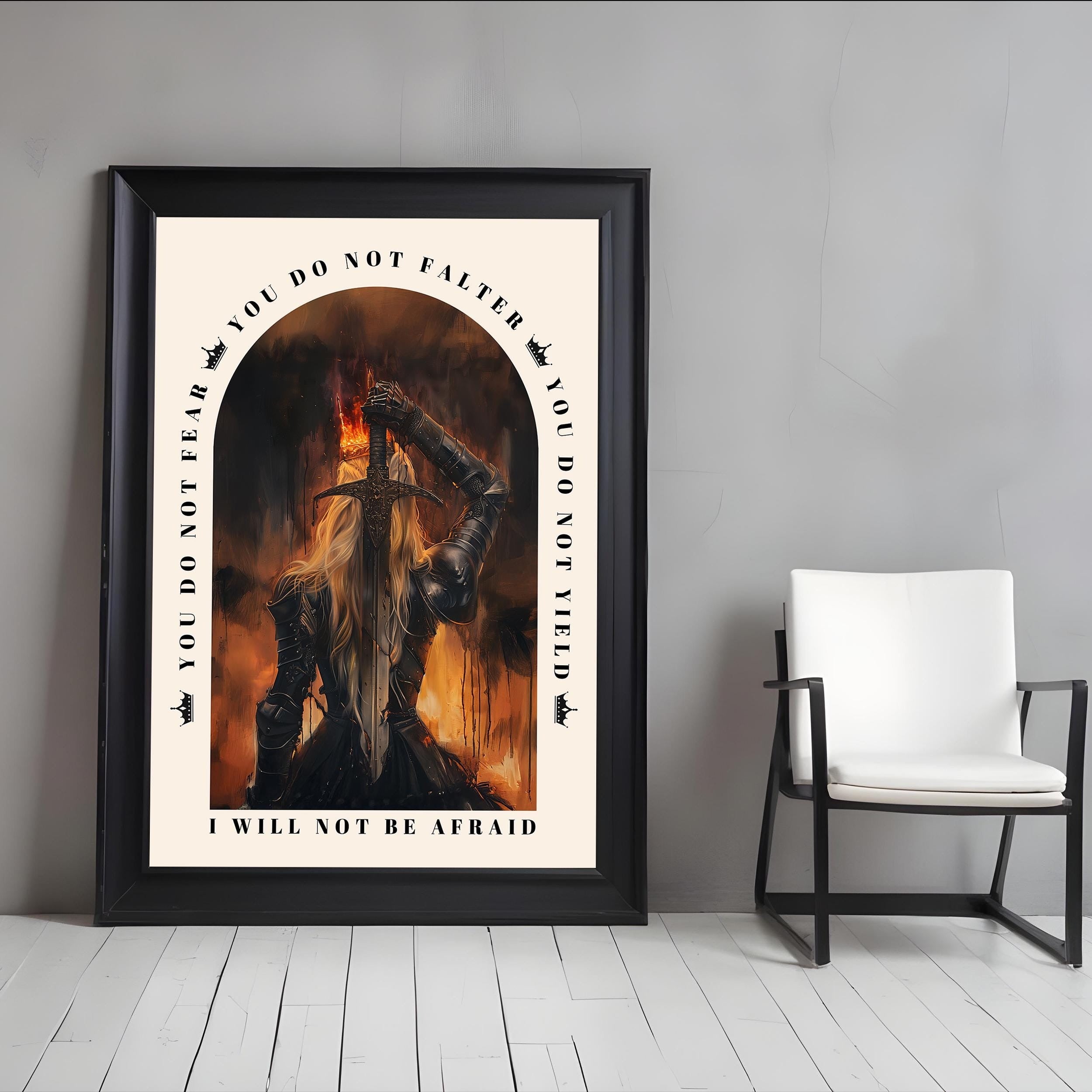 Aelin Throne of Glass Wall Art Poster, Fantasy Book Art Print, Throne of Glass Decor, High-Resolution Digital Artwork VLRP30