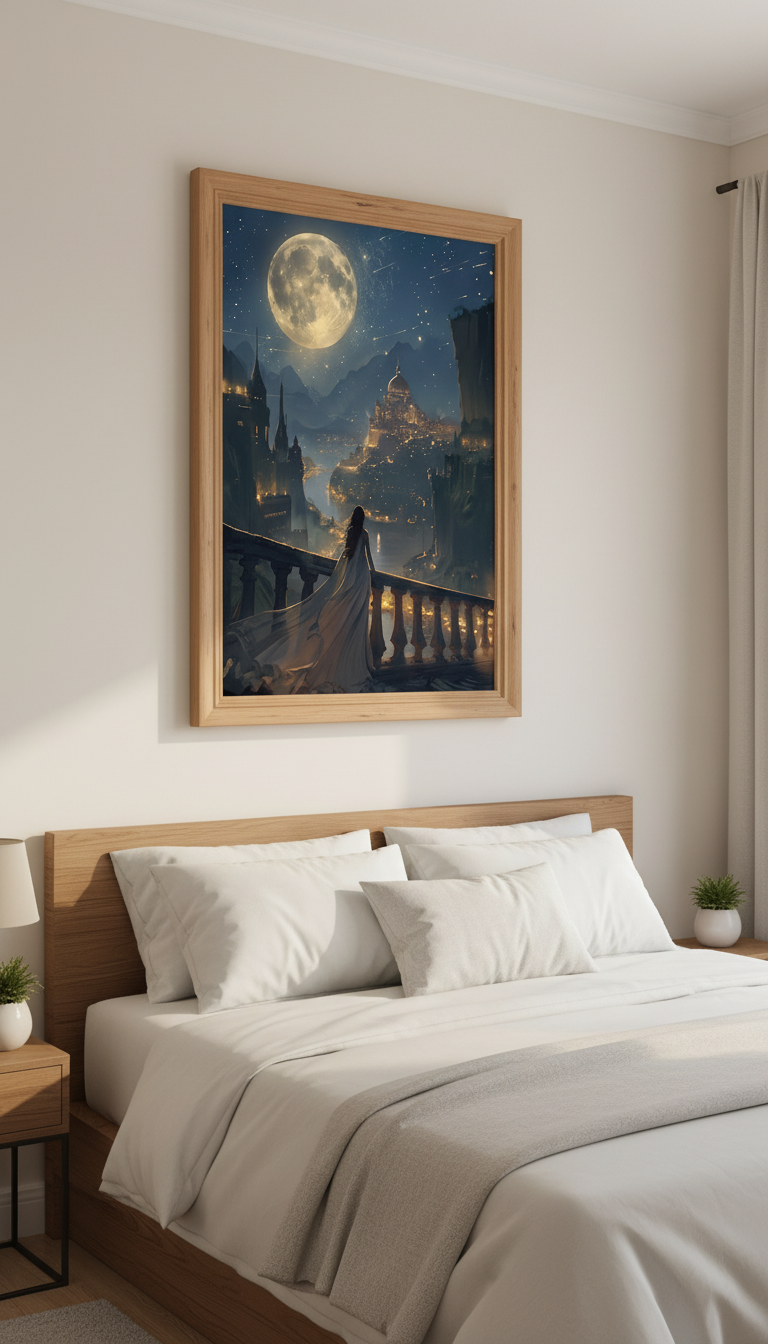 Velaris Night Court Poster, ACOTAR Wall Art, House of Wind Print, Sarah J. Maas Bookish Decor VLRP74