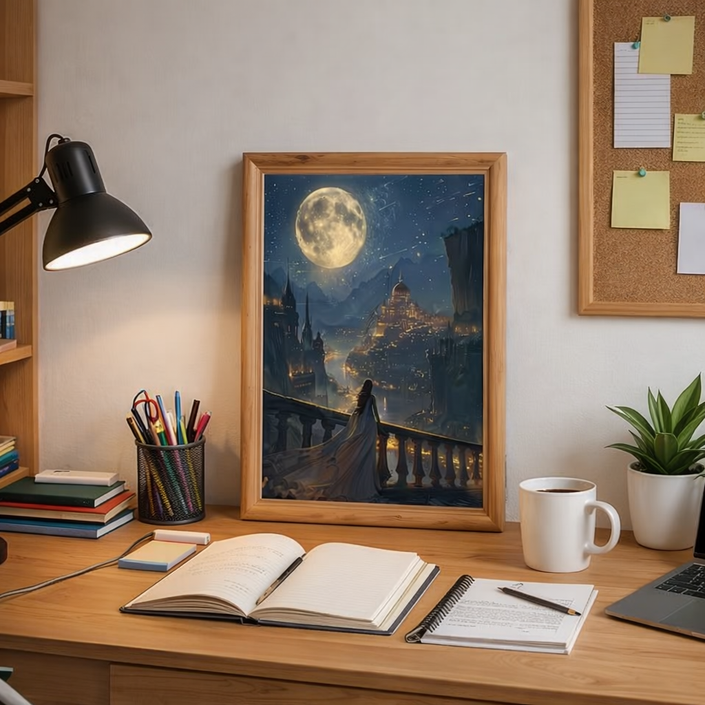 Velaris Night Court Poster, ACOTAR Wall Art, House of Wind Print, Sarah J. Maas Bookish Decor VLRP74