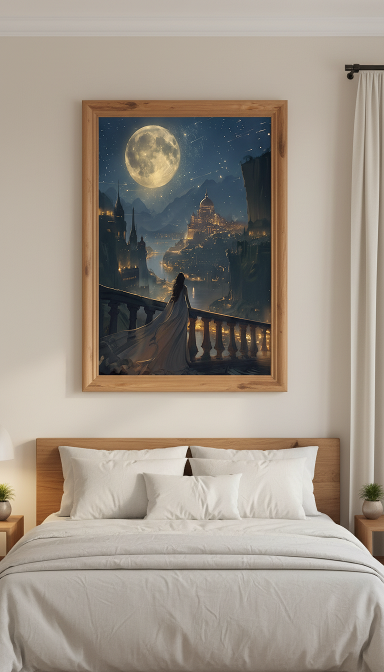 Velaris Night Court Poster, ACOTAR Wall Art, House of Wind Print, Sarah J. Maas Bookish Decor VLRP74