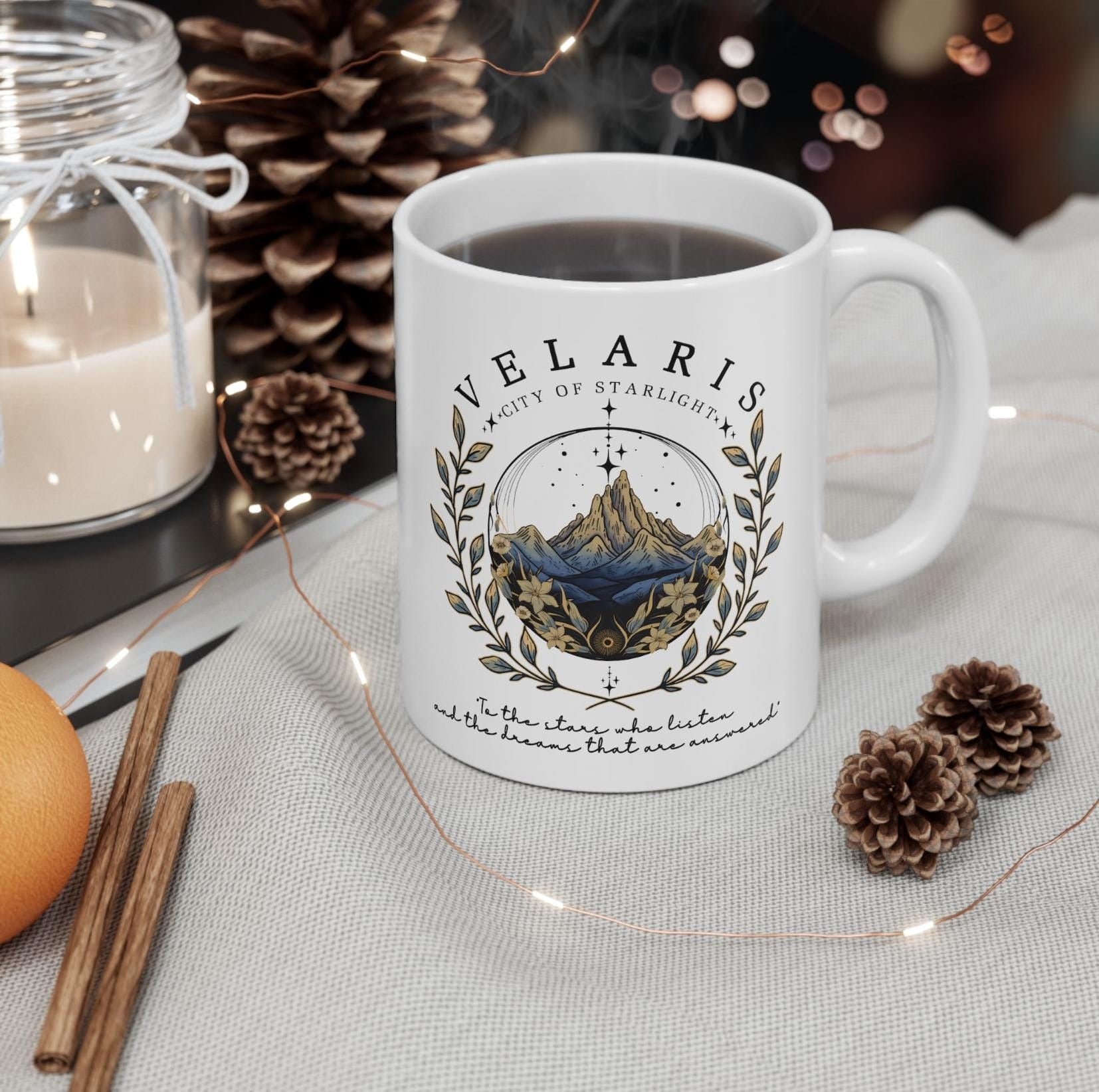 Velaris Mug ACOTAR mug, Sarah J Maas Mug, Velaris Coffee Mug, Gift For SJM Lover, ACOMA,ACOTAR, SJM Mug, Night Court MGVLR11