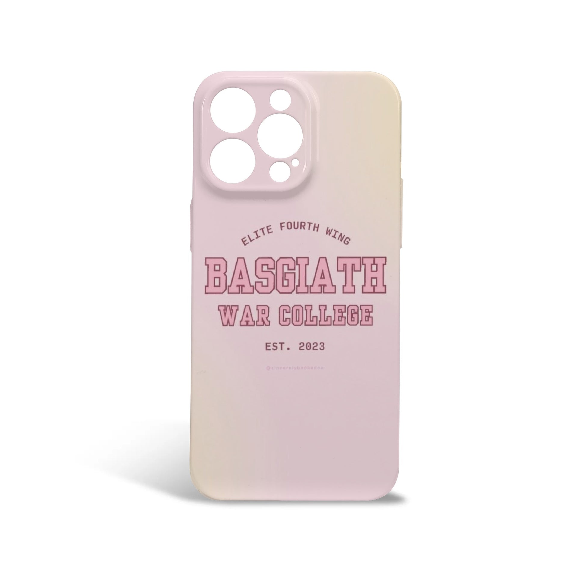 Basgiath War College Phone Case - Elite Fourth Wing Inspired iPhone Cover, Fourth Wing Phonecase, Fantasy Battle School Design PCVLR11