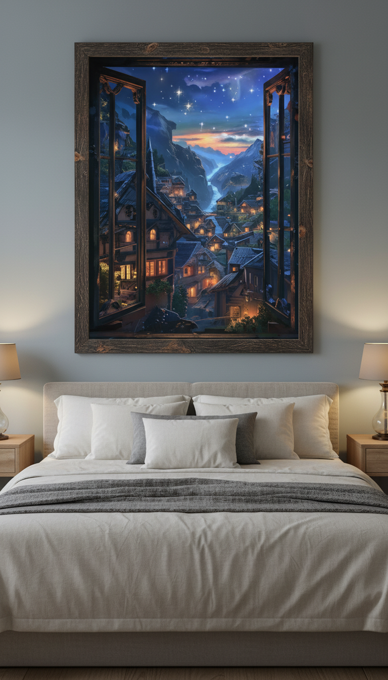 Velaris Night Court Poster, House of Wind ACOTAR Wall Art, Sarah J. Maas Bookish Decor, Fantasy Reader Gift VLRP75