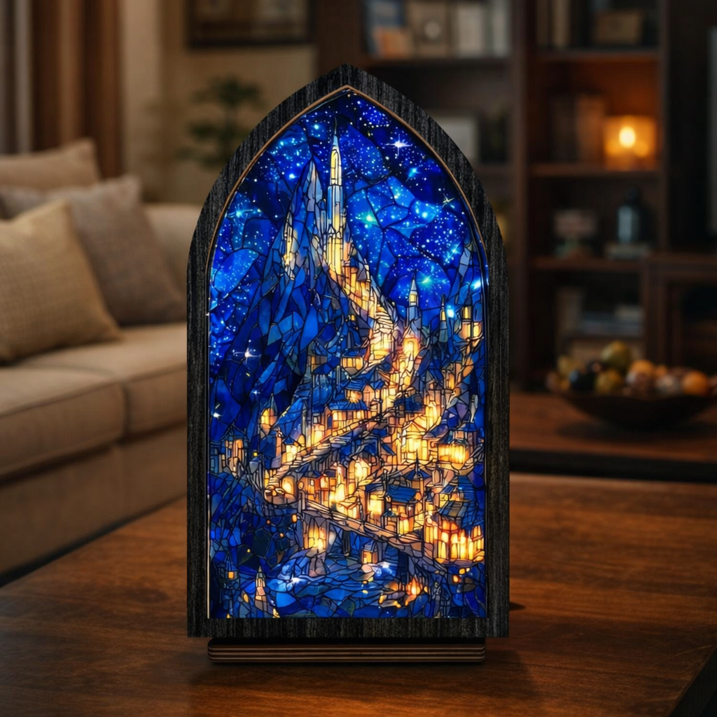 Velaris ACOTAR Book Nook with Candle Light, Night Court Bookshelf Insert, Fantasy Bookish Decor, Reader Gift BNVLR35