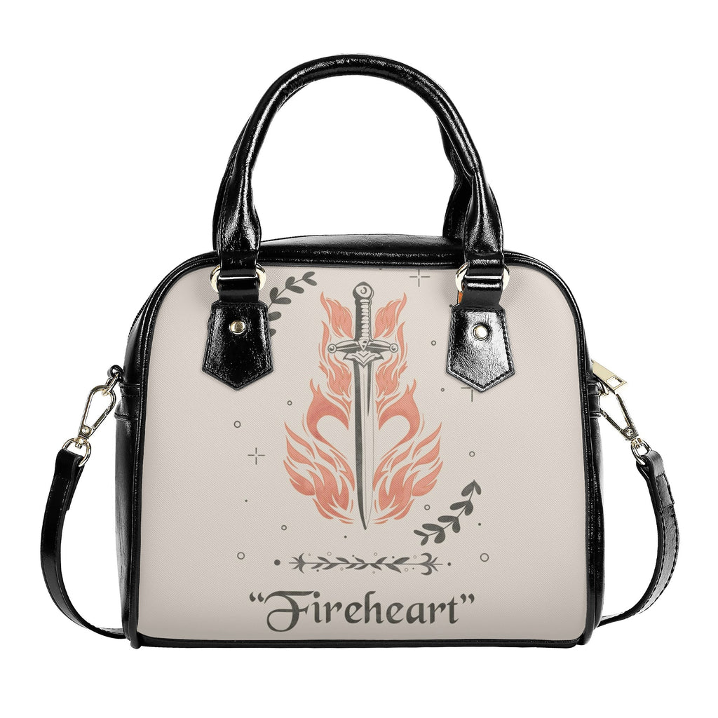 Fireheart Leather Bag, Throne Of Glass Inspired Bag, Personalized Leather Bag, Fantasy Leather Handbag, Perfect Gift for Women. HBVLR12