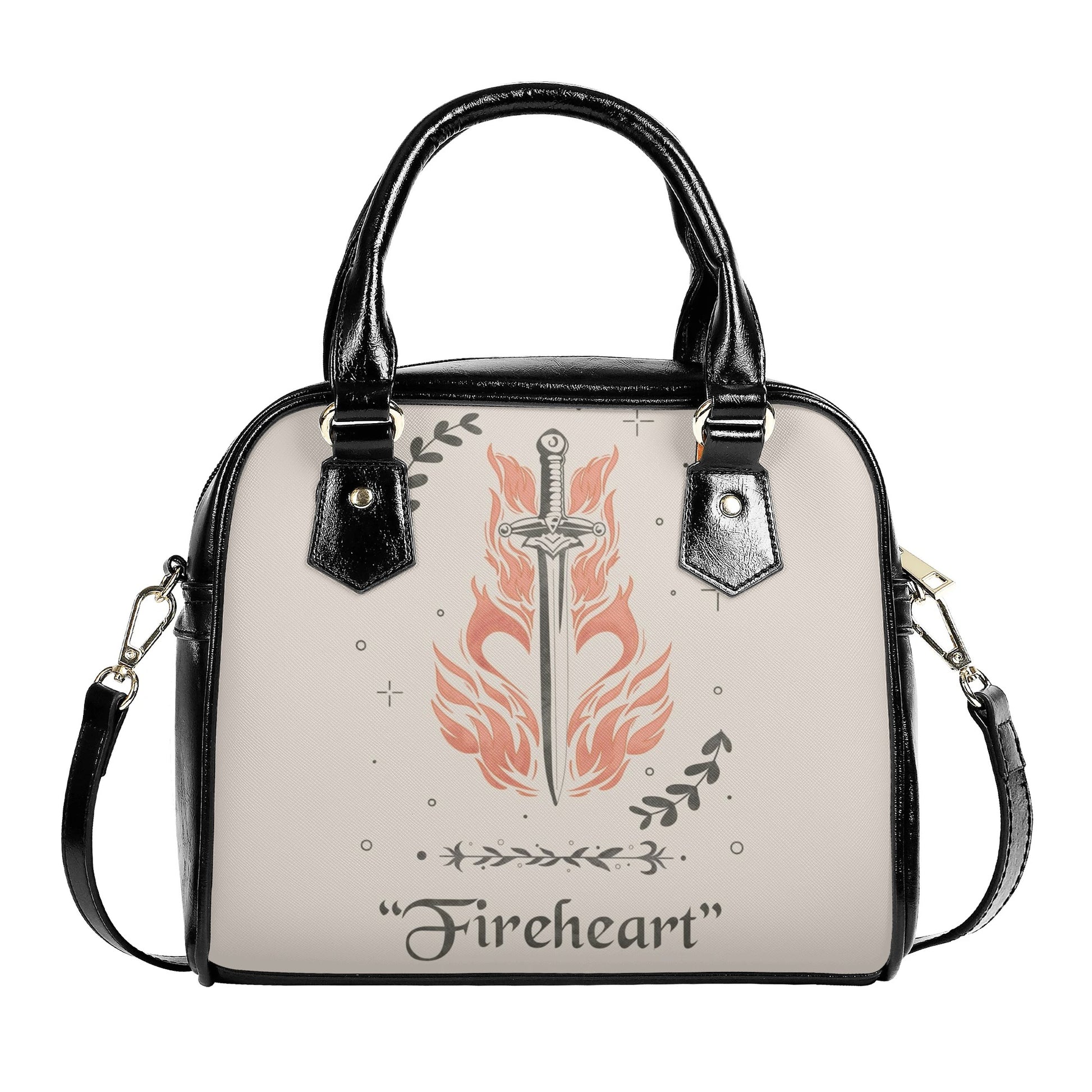 Fireheart Leather Bag, Throne Of Glass Inspired Bag, Personalized Leather Bag, Fantasy Leather Handbag, Perfect Gift for Women. HBVLR12