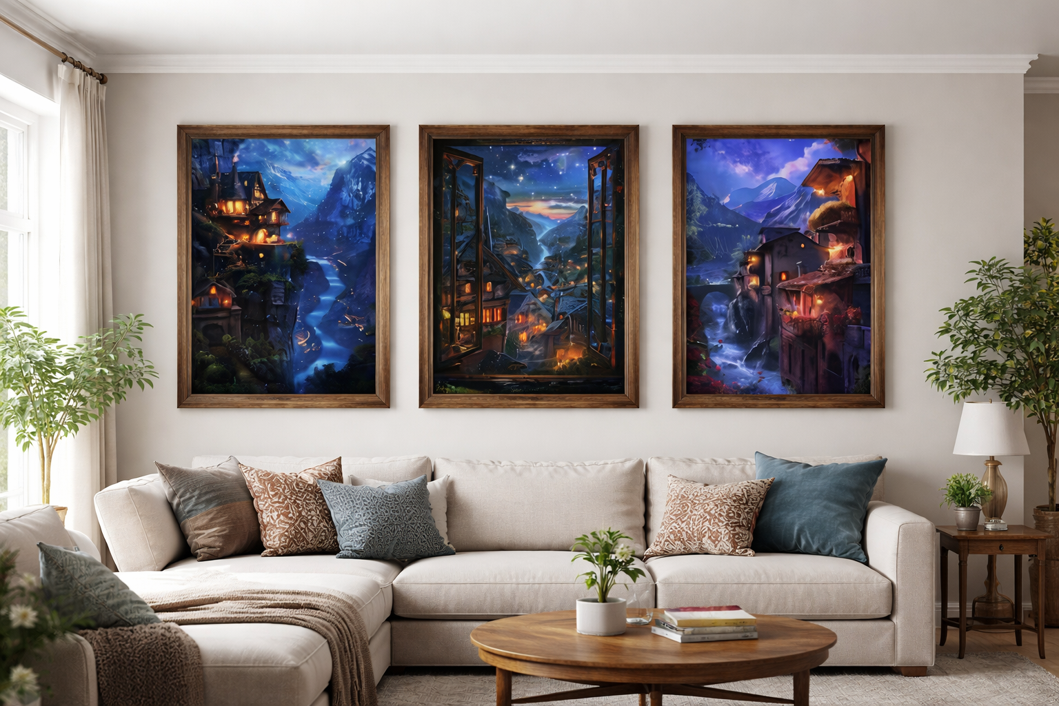 Velaris Night Court Poster, House of Wind ACOTAR Wall Art, Sarah J. Maas Bookish Decor, Fantasy Reader Gift VLRP75
