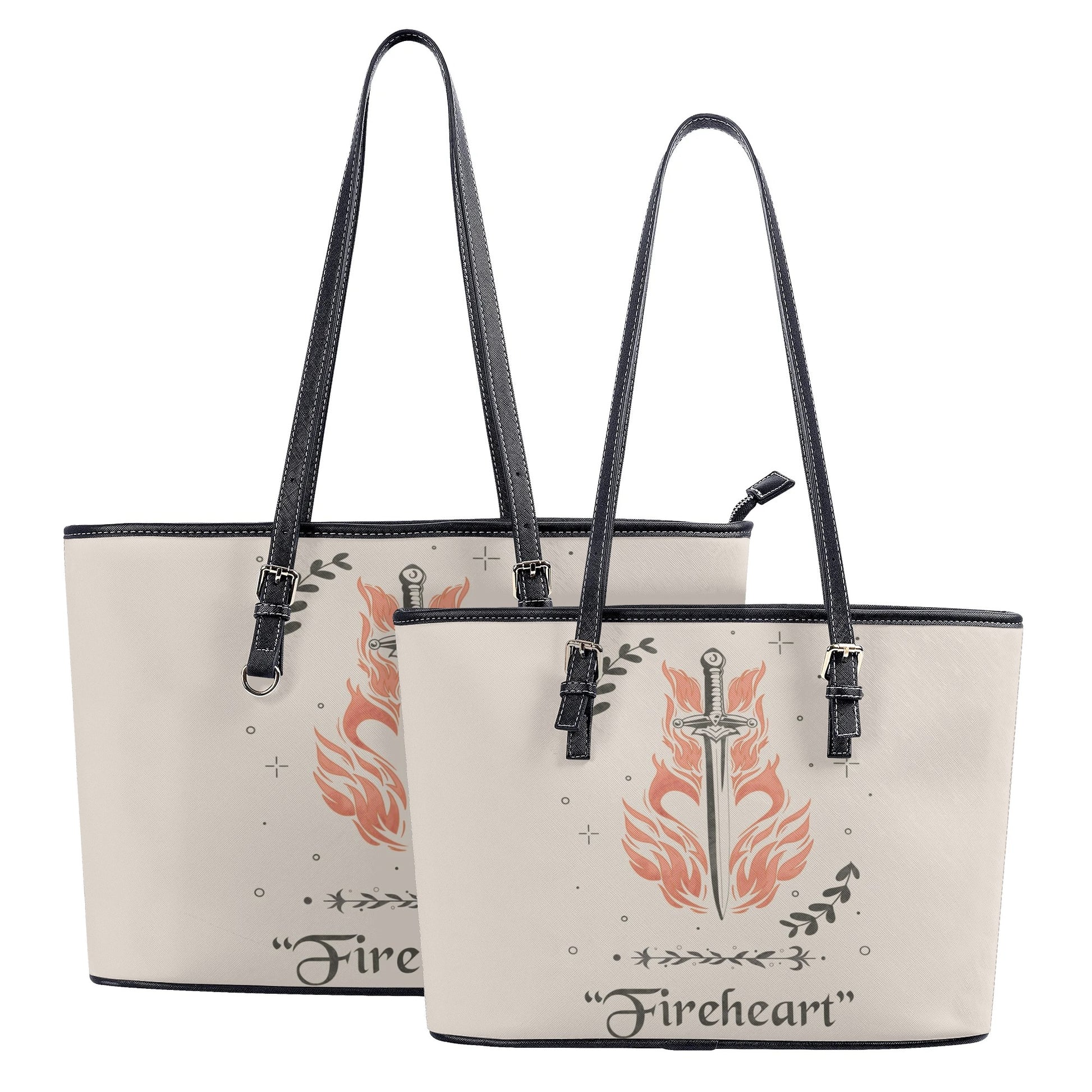 Fireheart Leather Bag, Throne Of Glass Inspired Bag, Personalized Leather Bag, Fantasy Leather Handbag, Perfect Gift for Women. HBVLR12
