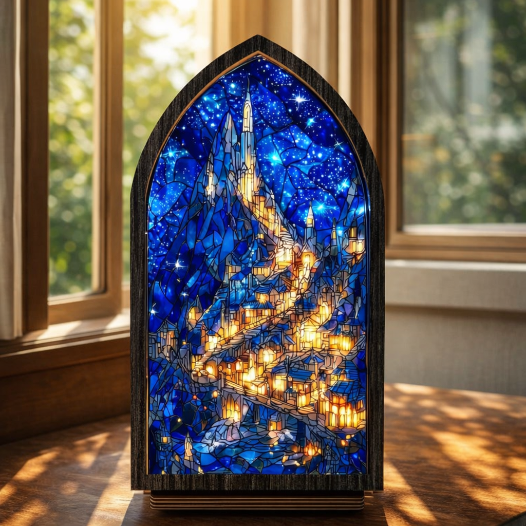 Velaris ACOTAR Book Nook with Candle Light, Night Court Bookshelf Insert, Fantasy Bookish Decor, Reader Gift BNVLR35