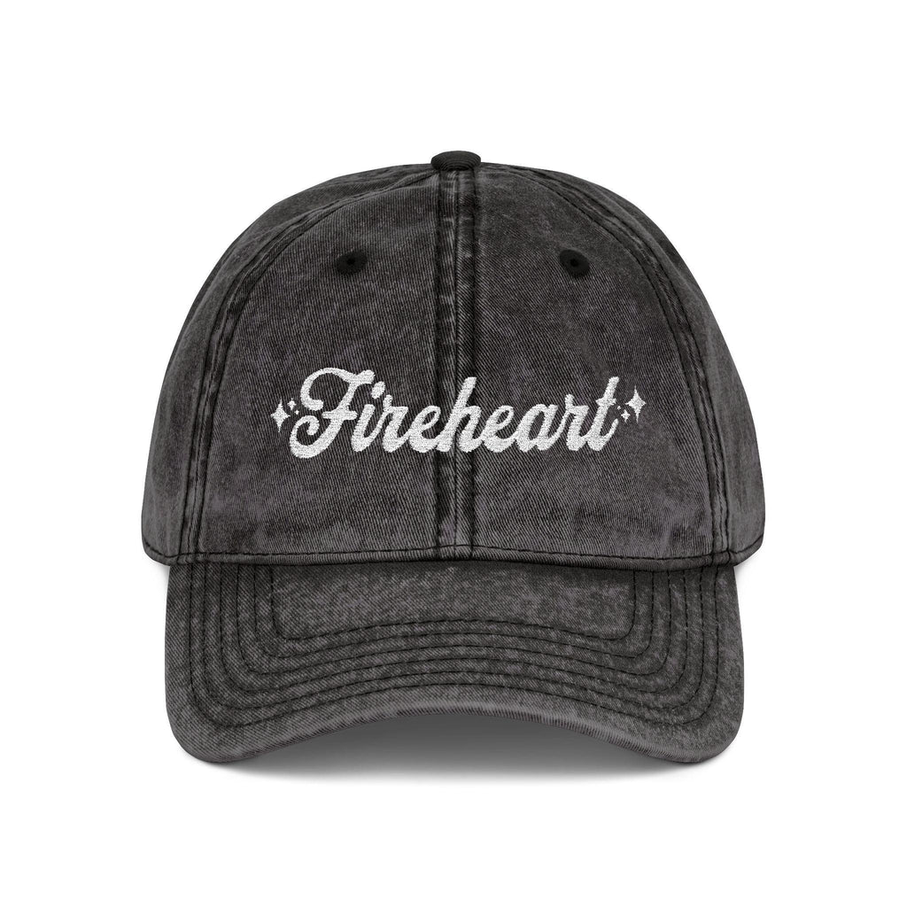 Throne of Glass Fireheart Vintage Embroidered Cap,  Bookish Gift for Her, Bookworm Hat, To Whatever End VLRH06