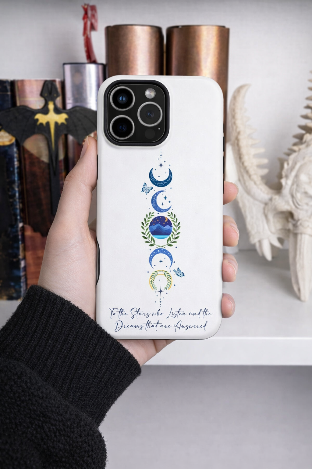 Velaris City ACOTAR iPhone MagSafe Tough Case, Velaris Court of Dreams, The Night Court, SJM Merch, City of Starlight, Fantasy Phone Case PCVLR86