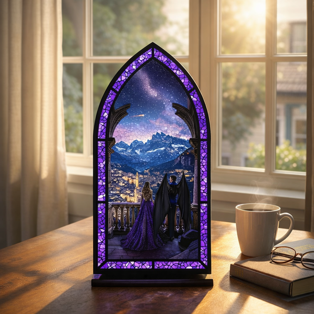 Velaris Book Nook, Feyre and Rhysand Inspired Book Nook, Night Court Fantasy Bookshelf Insert, Book Lover Gift BNVLR36