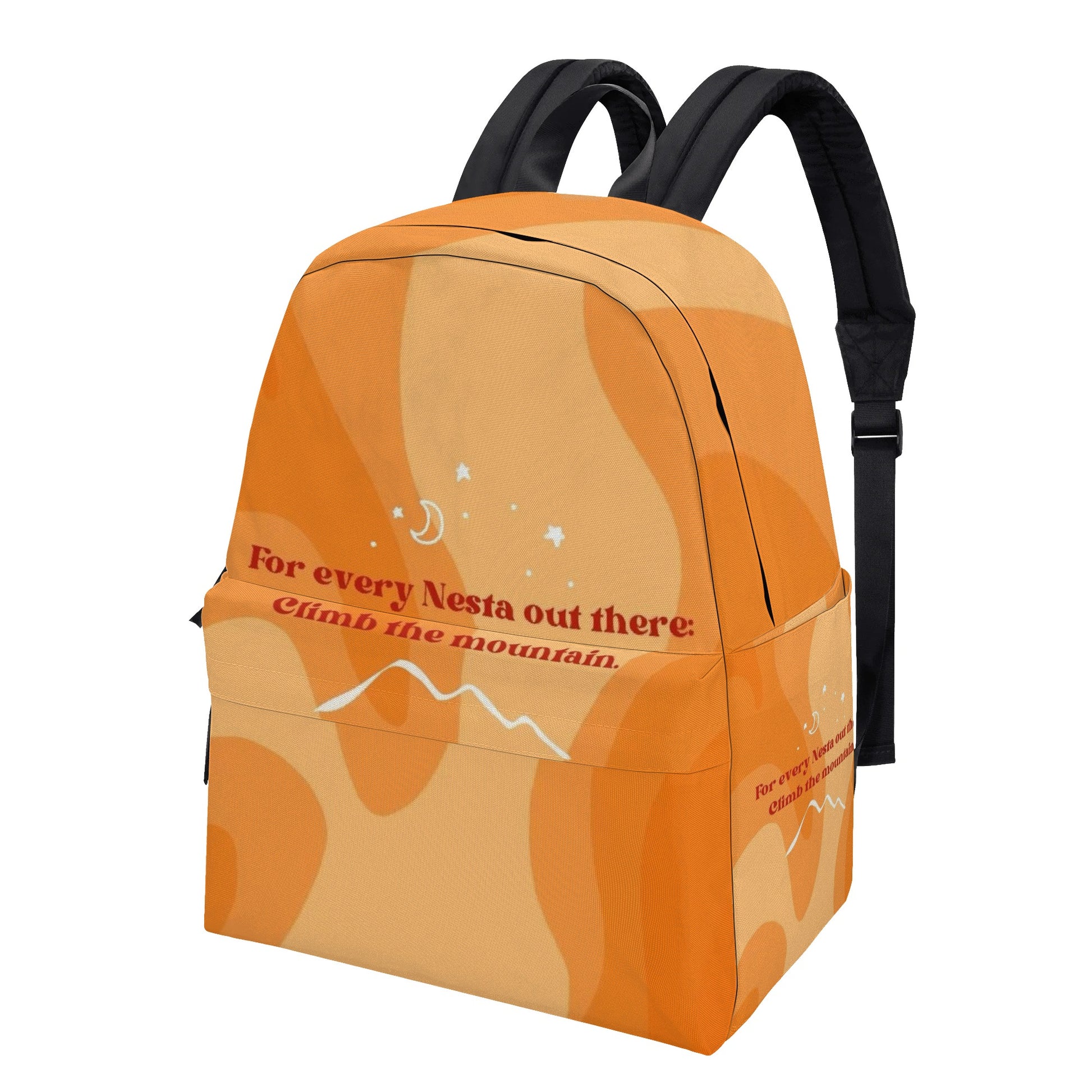 ACOTAR Backpack, Nesta Quote Climb the Mountain, Bookish Gift for Sarah J Maas Fans BPVLR11