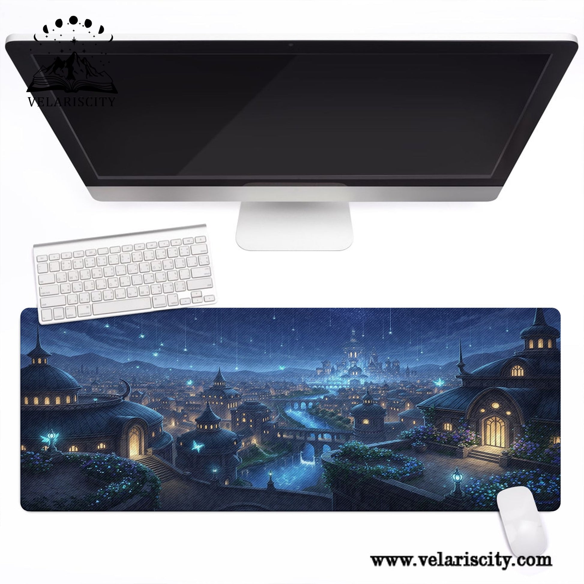 Velaris Desk Mat, ACOTAR City of Starlight Desk Pad, A Court of Thorns and Roses Mouse Pad DMVLR22