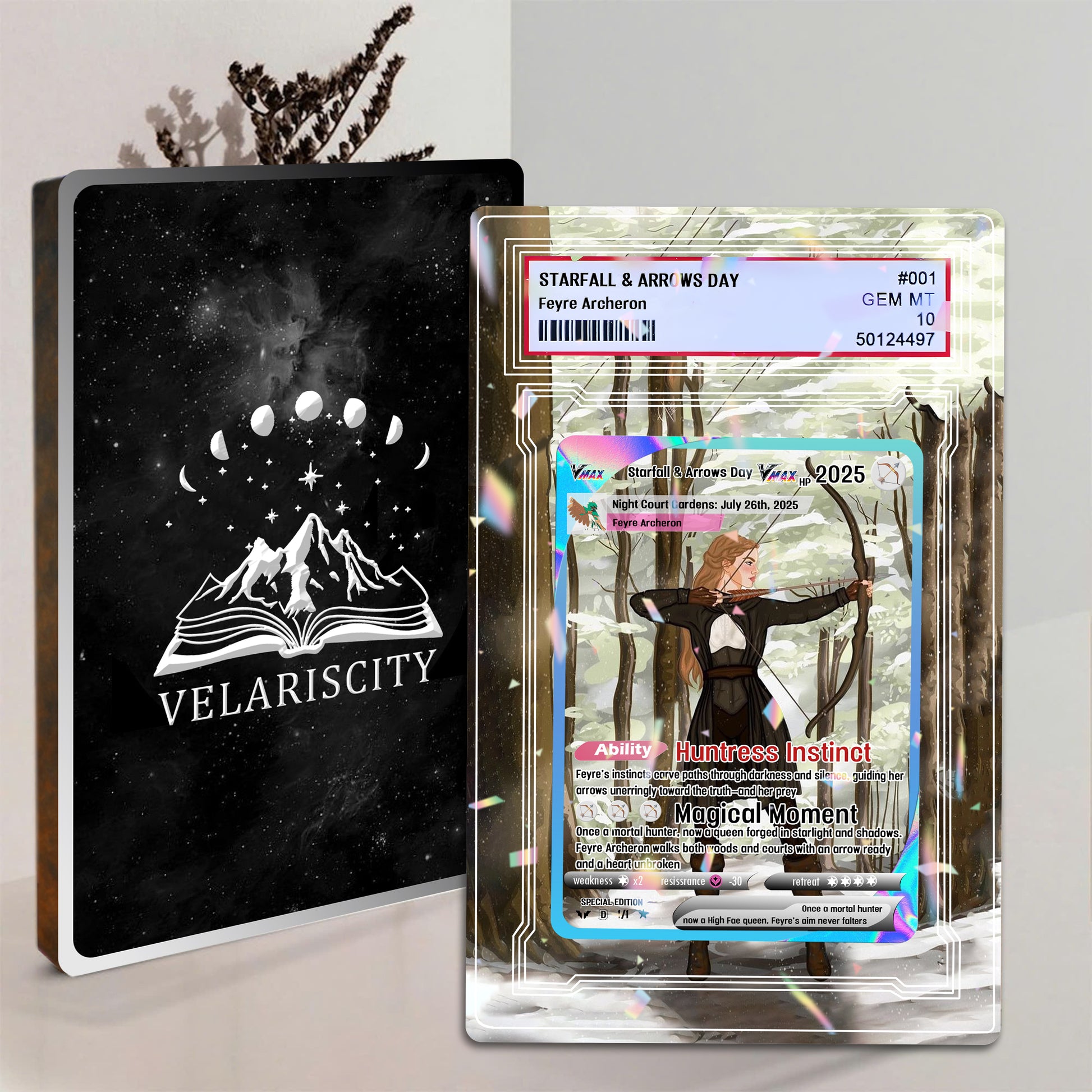 Feyre Archeron Acrylic Block, ACOTAR Acrylic Block, Starfall & Arrows Day Gift, Night Court Fantasy Decor for Book Lovers ABVLR13