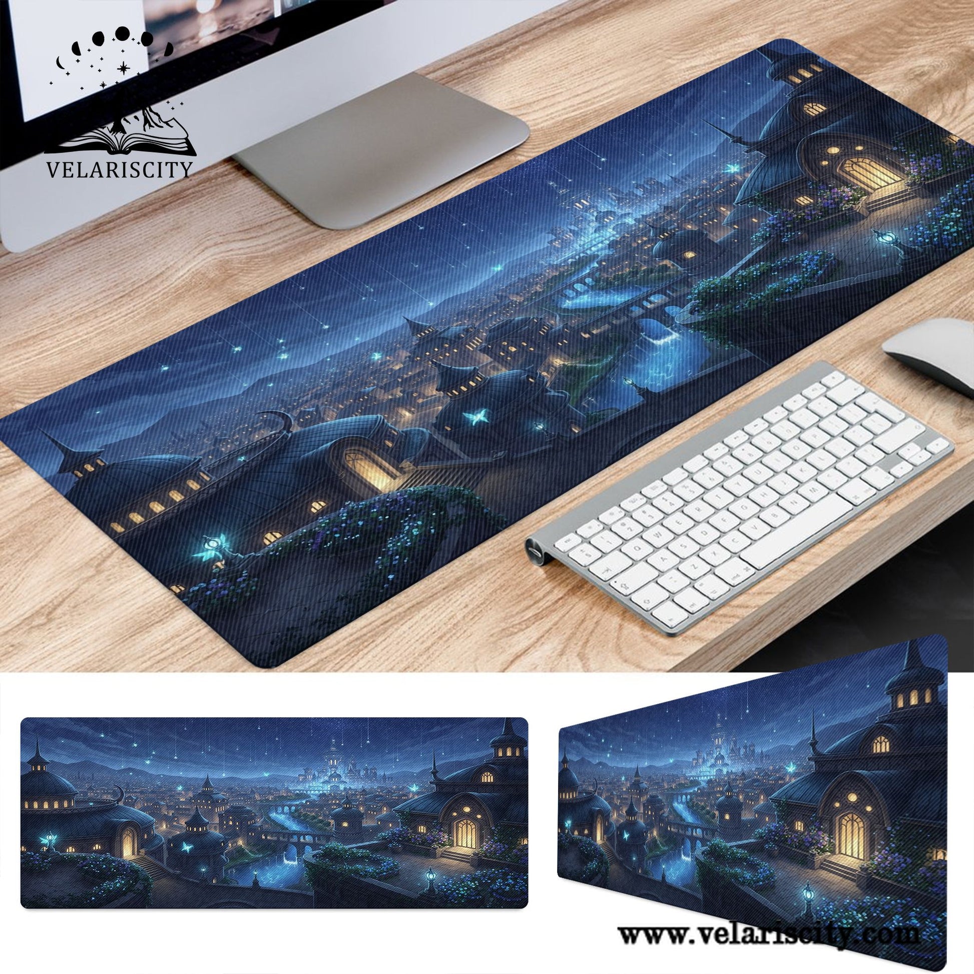 Velaris Desk Mat, ACOTAR City of Starlight Desk Pad, A Court of Thorns and Roses Mouse Pad DMVLR22