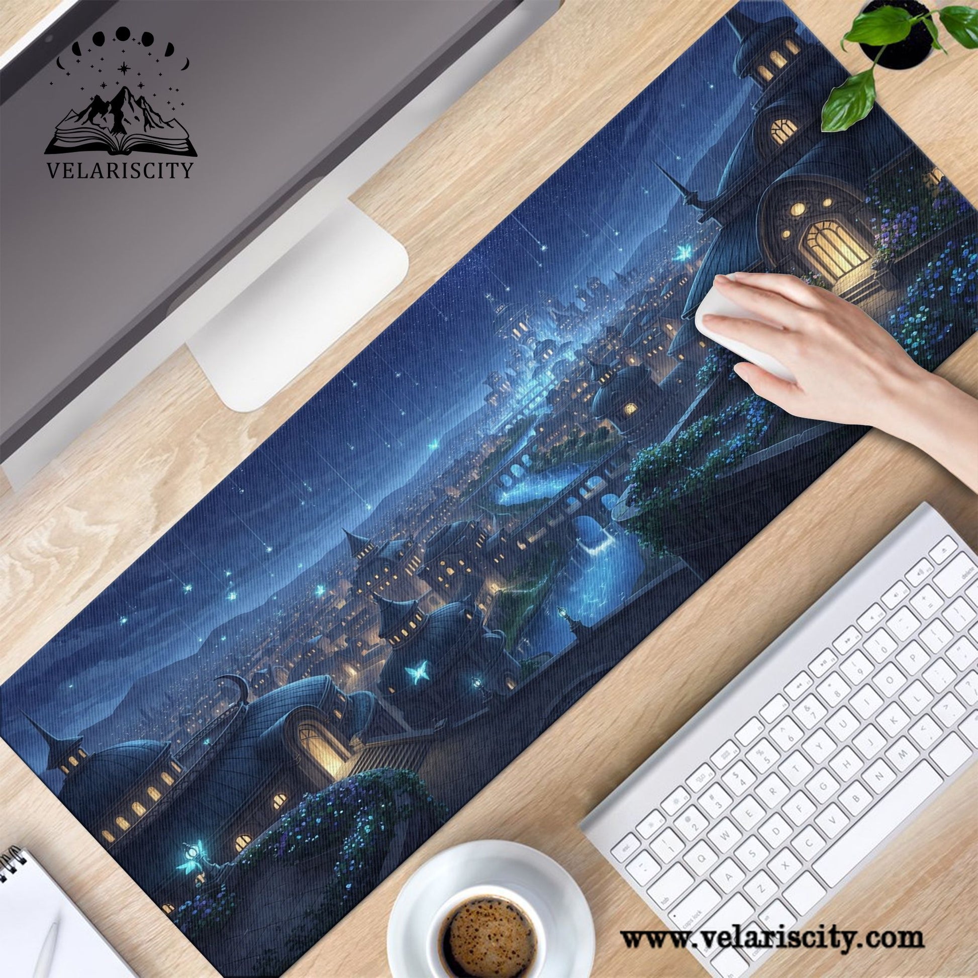 Velaris Desk Mat, ACOTAR City of Starlight Desk Pad, A Court of Thorns and Roses Mouse Pad DMVLR22