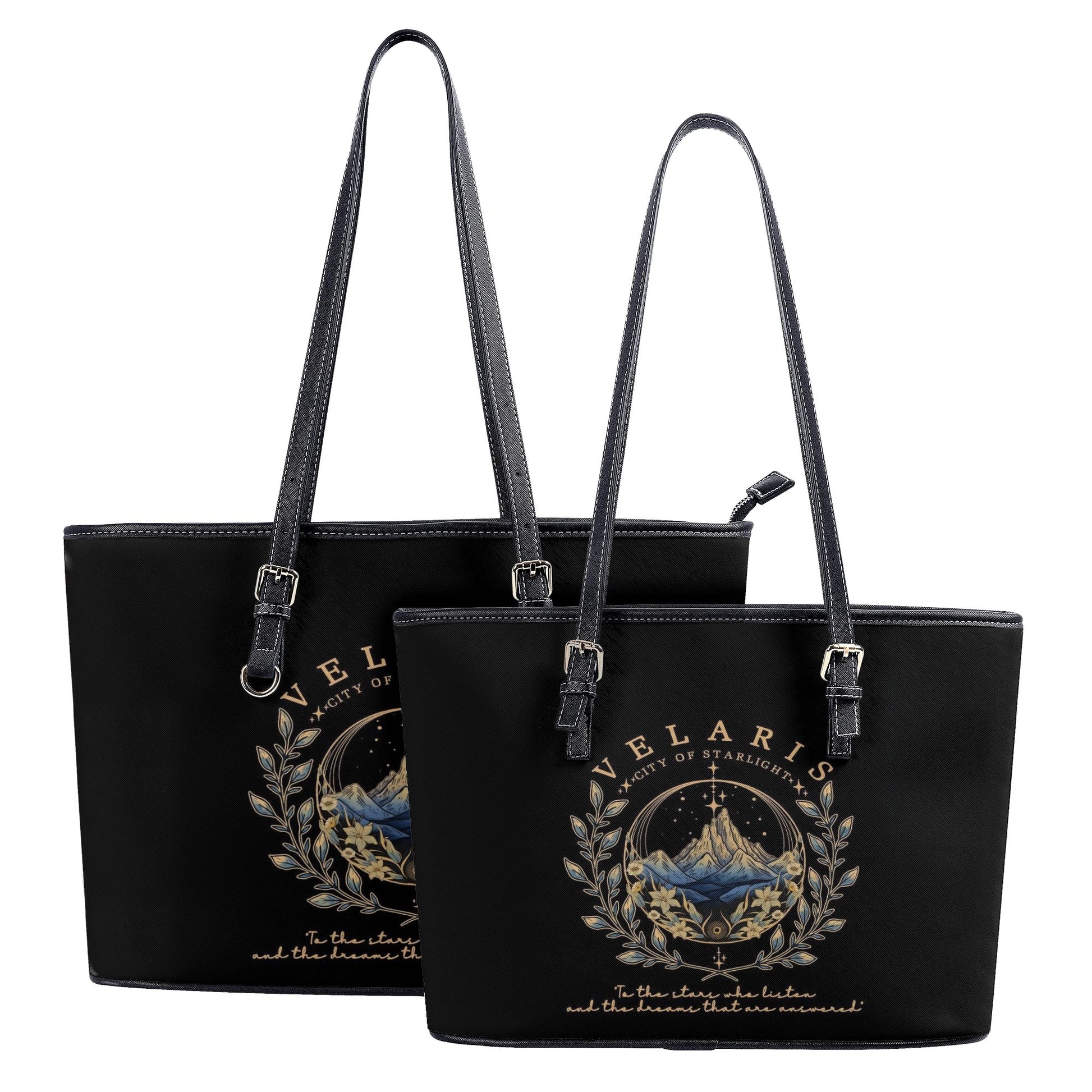 Velaris Leather Bag, ACOTAR Inspired Bag, Personalized Leather Bag, Fantasy Leather Handbag, Perfect Gift for Women. HBVLR14